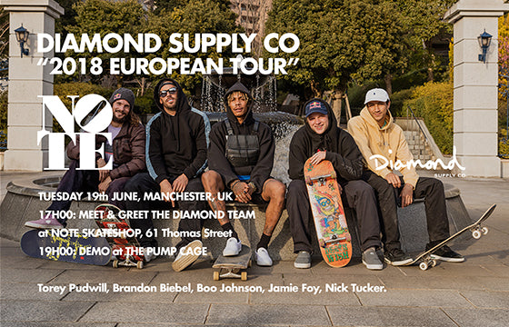 Diamond Supply Co 2018 European Tour