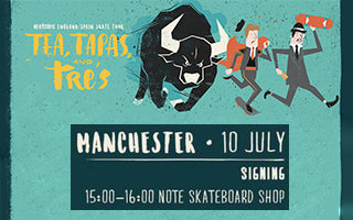 etnies Tea, Tapas and Tre's UK tour
