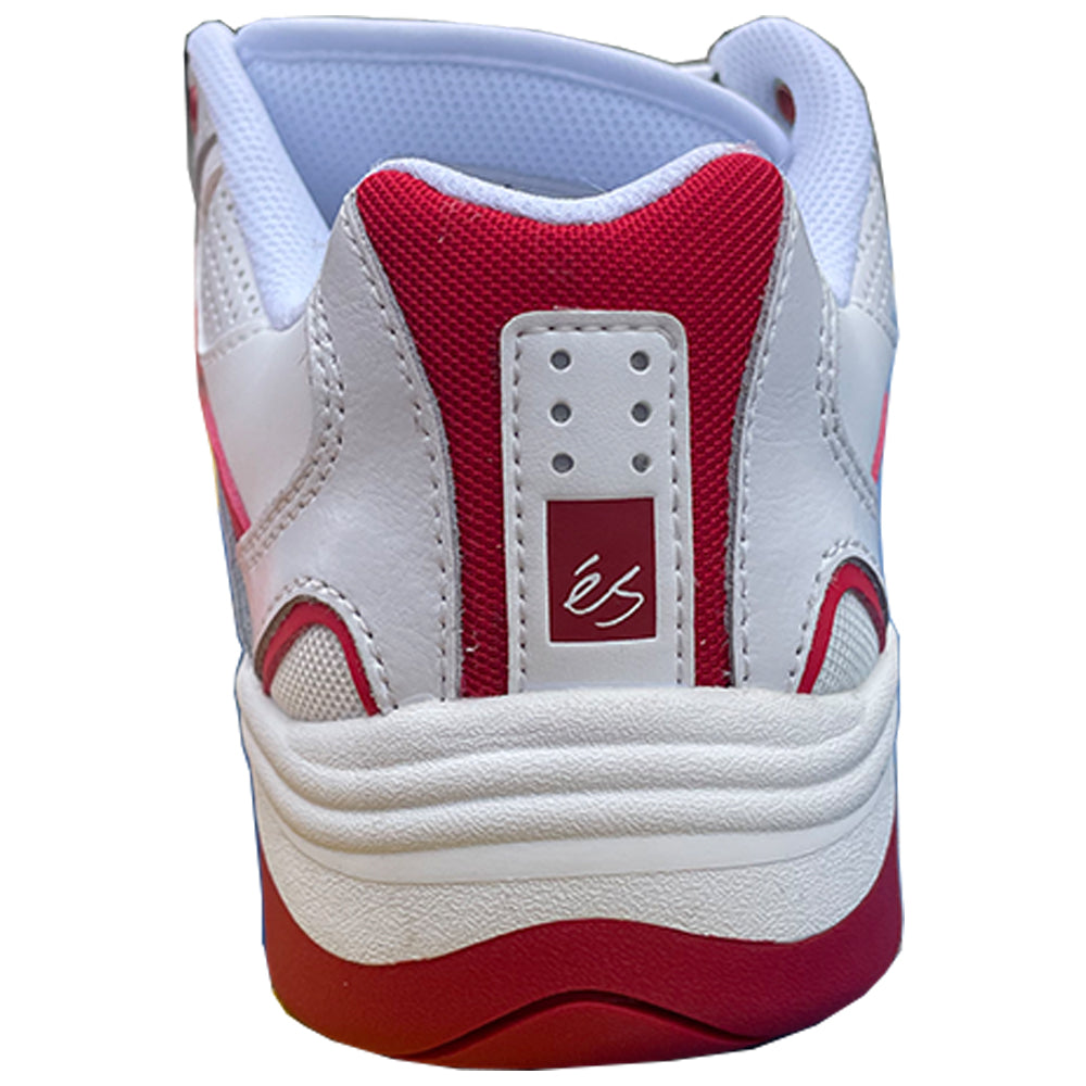éS TJ Rogers Shoes White/Red