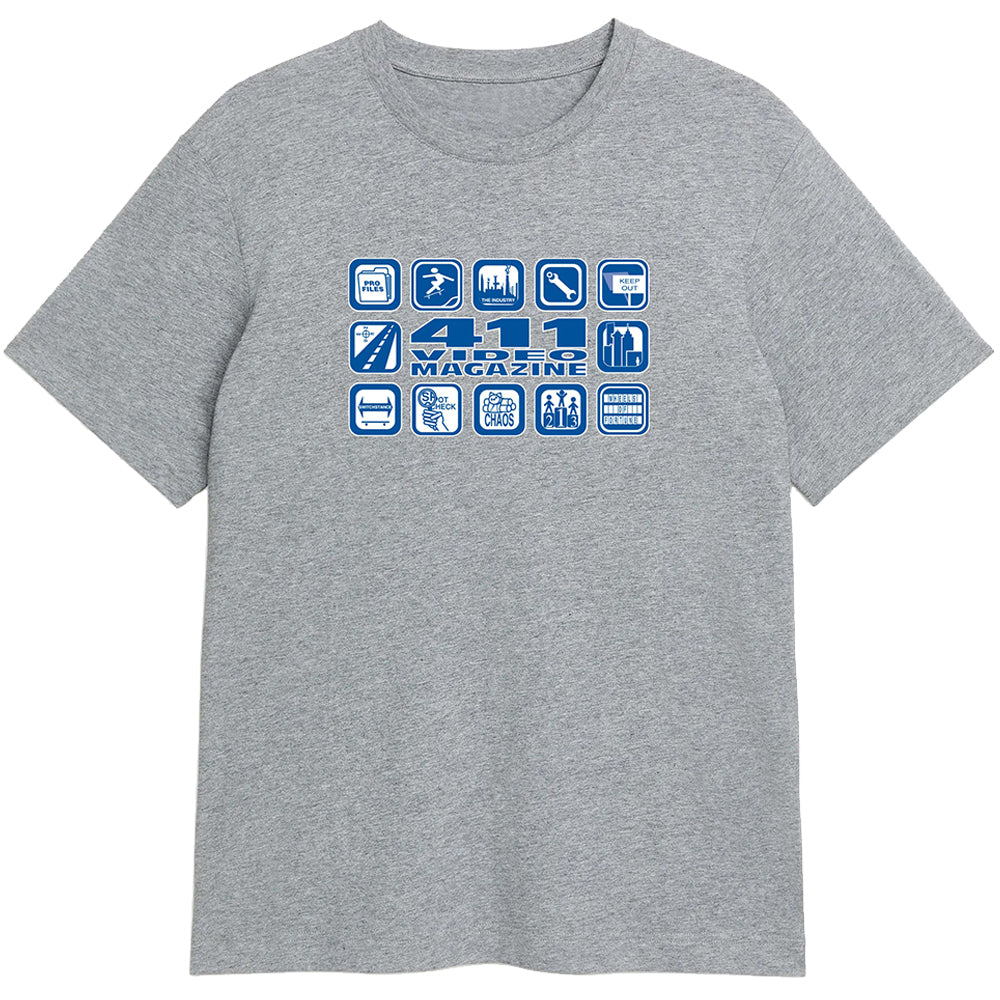 411VM Icons Tee Athletic Heather