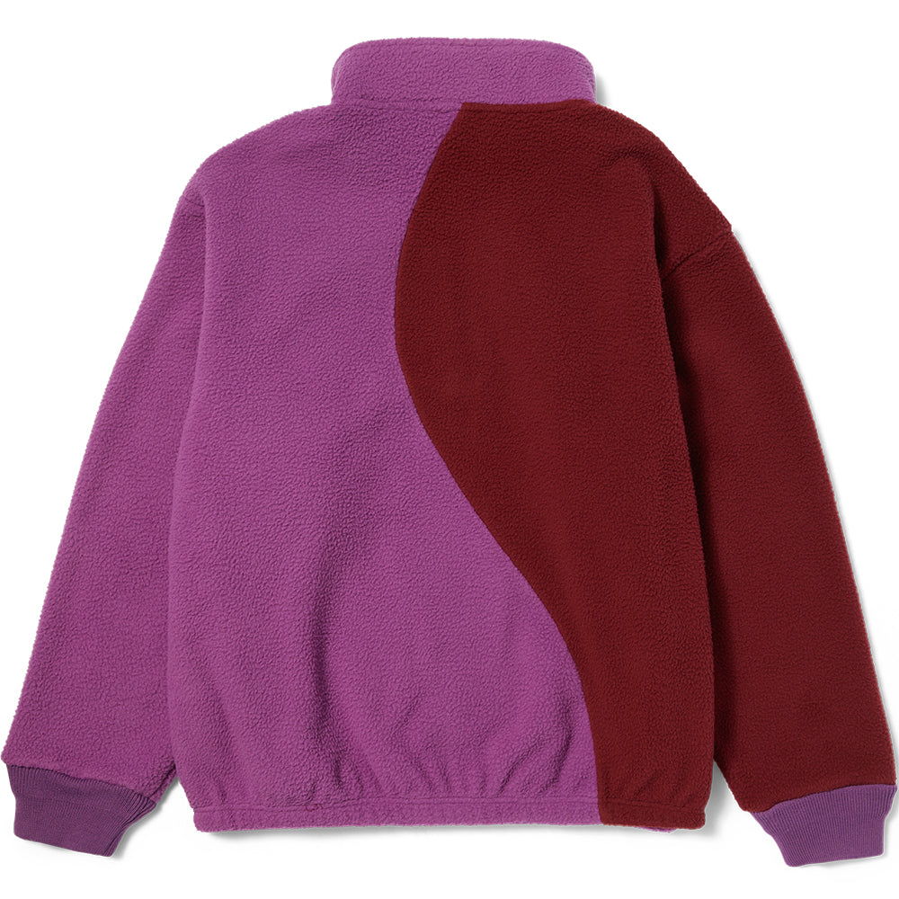 HUF Expedition 1/4 Zip Pile Fleece Berry