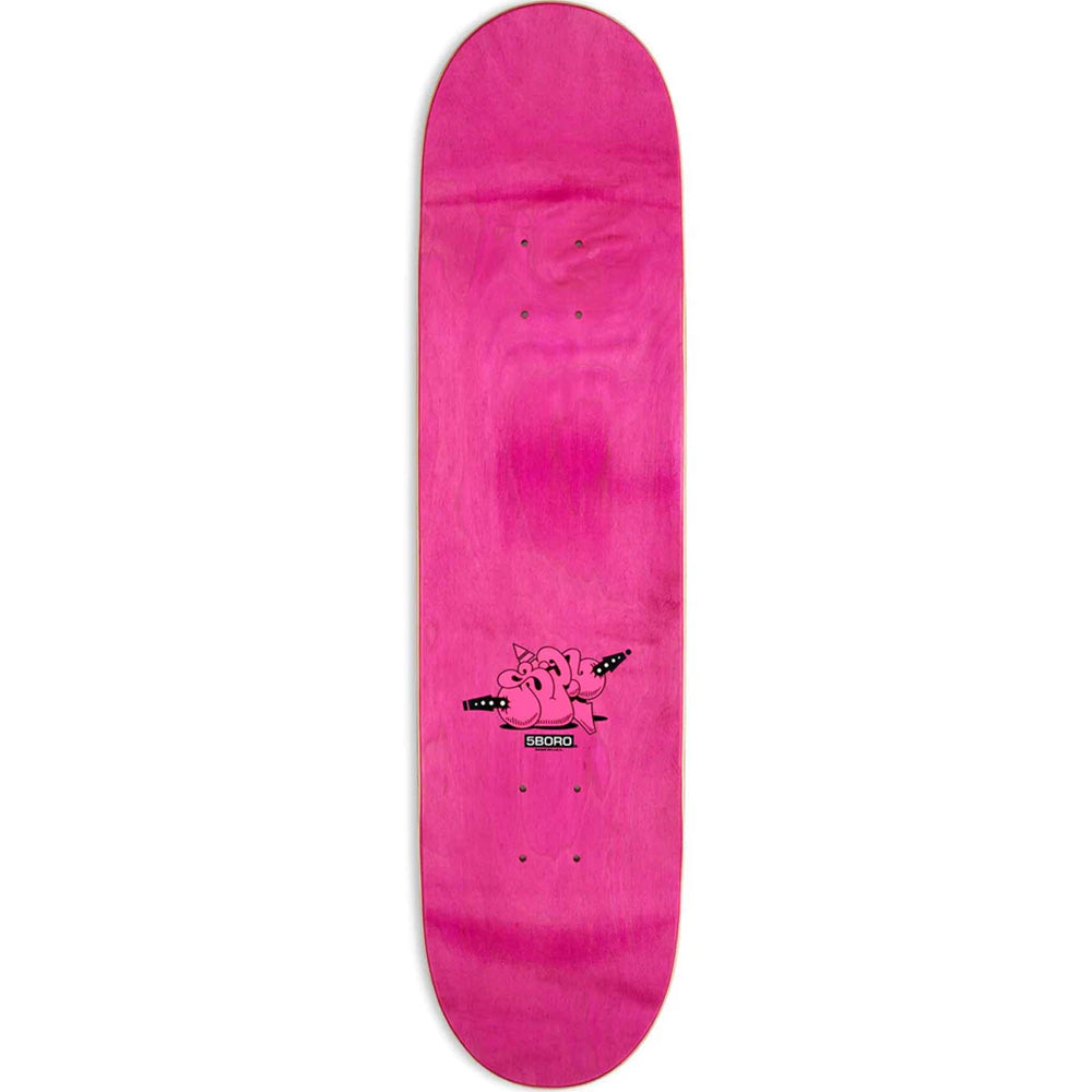 5boro x SP-ONE Bubble Blue & Pink Skateboard Deck 8"