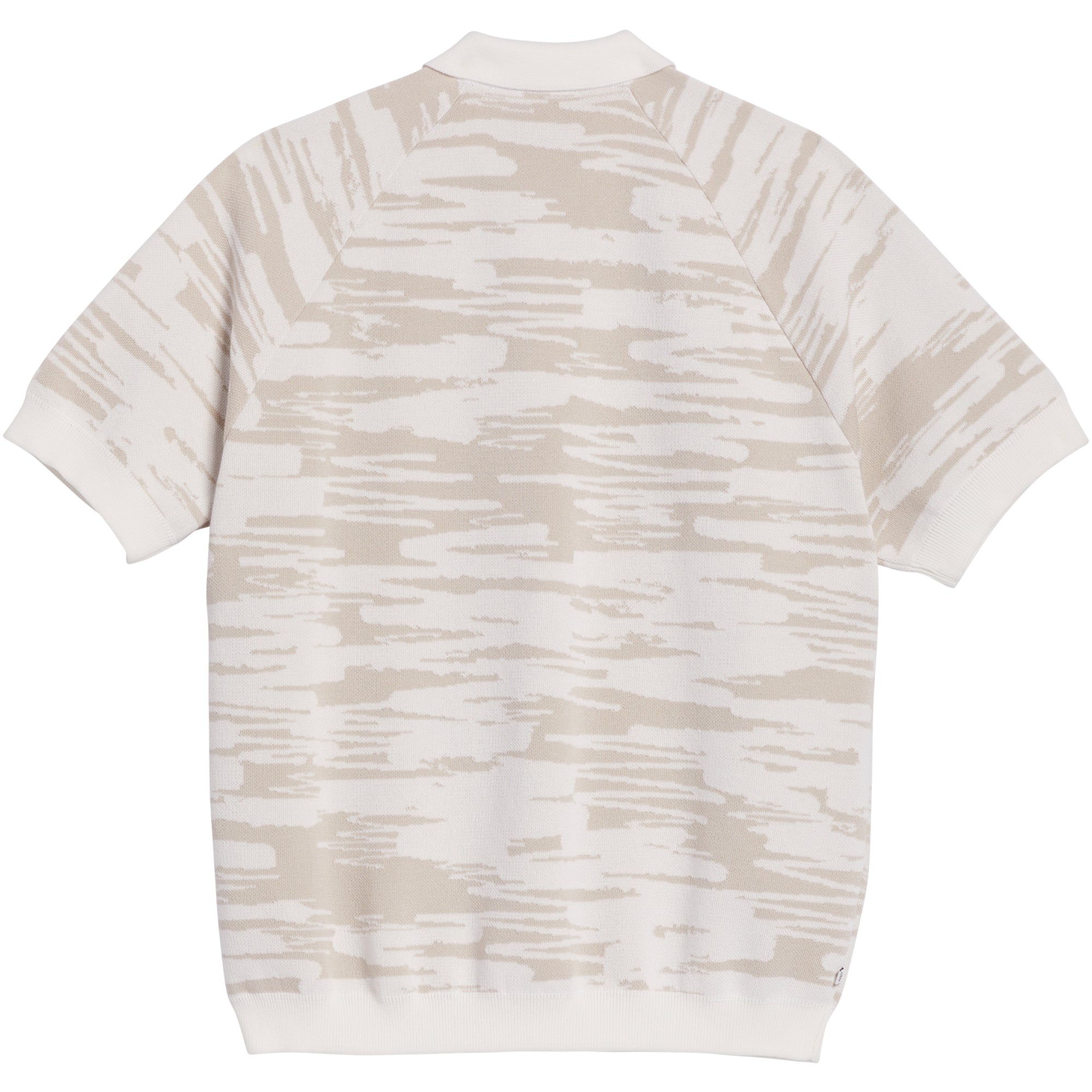 adidas Nora Short Sleeve Polo Shirt White/White/Clear Brown