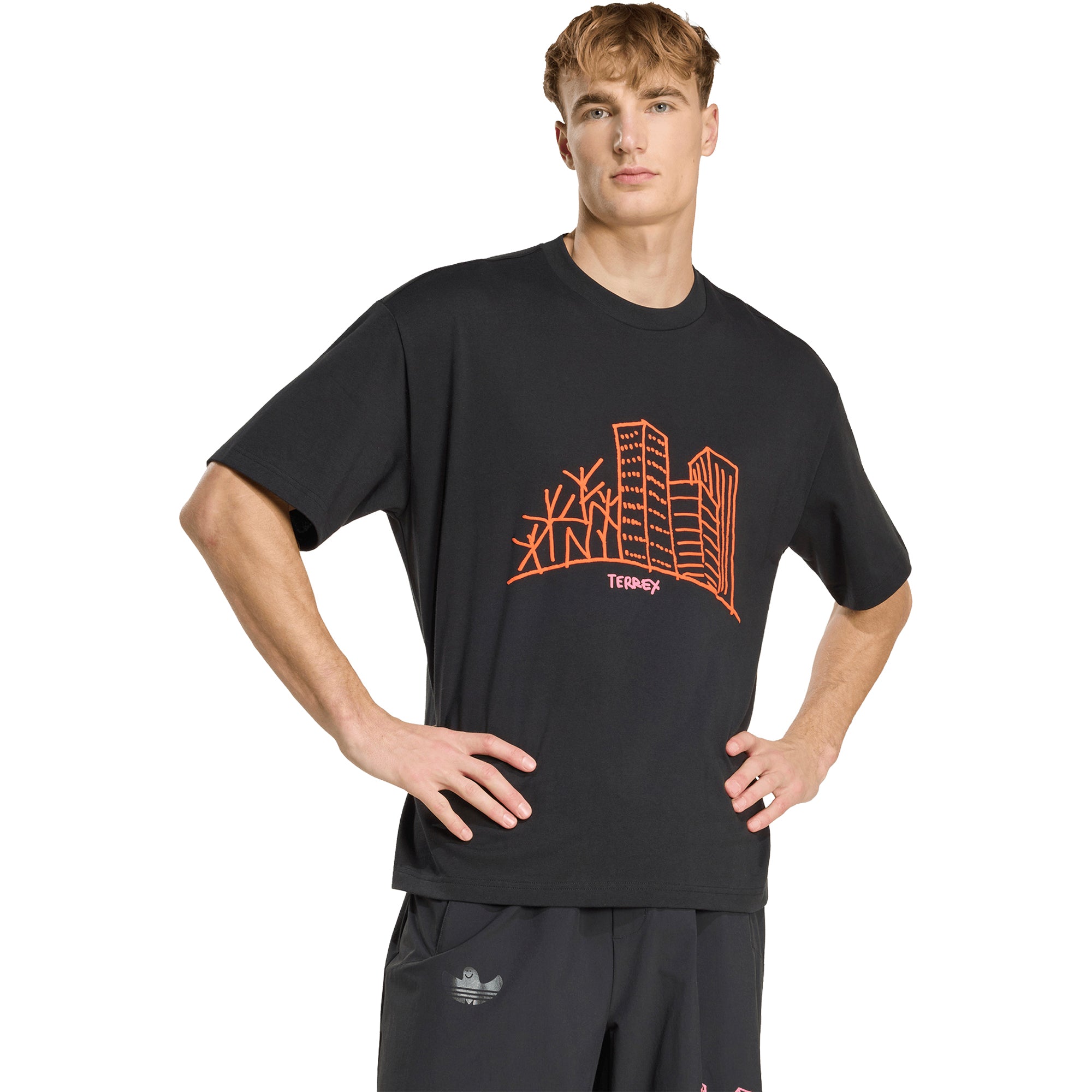 adidas Terrex Shmoofoil Xploric Graphic Tee Black