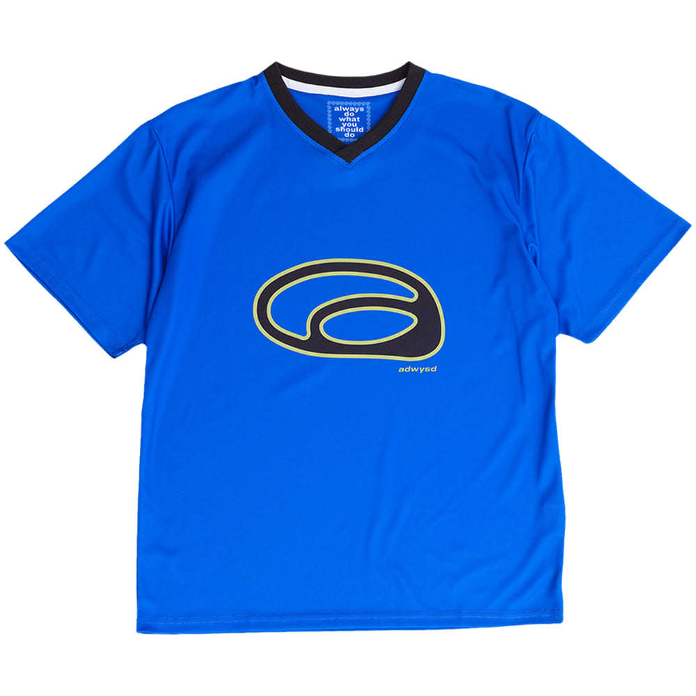 Always Do What You Should Do Boarding Company Football Top Blue