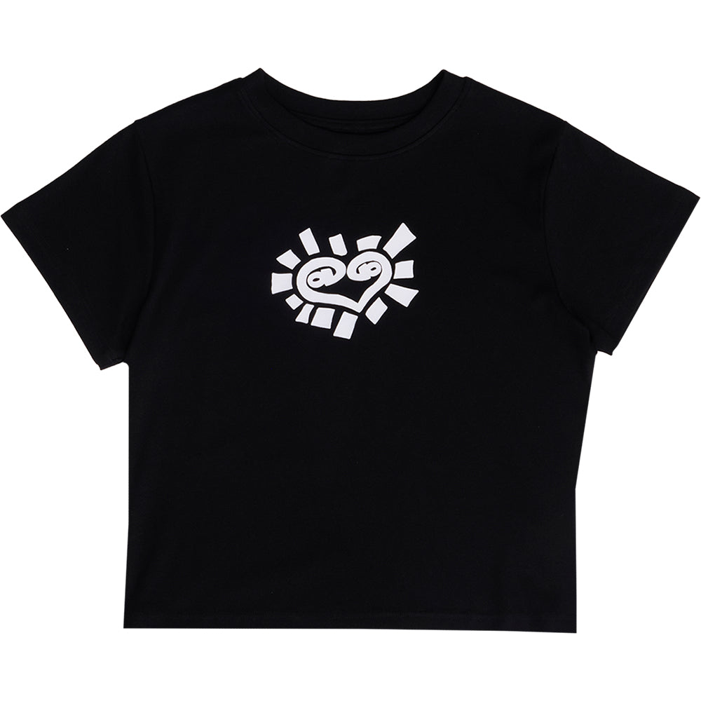 Always Do What You Should Do Baby He@rt Tee Black