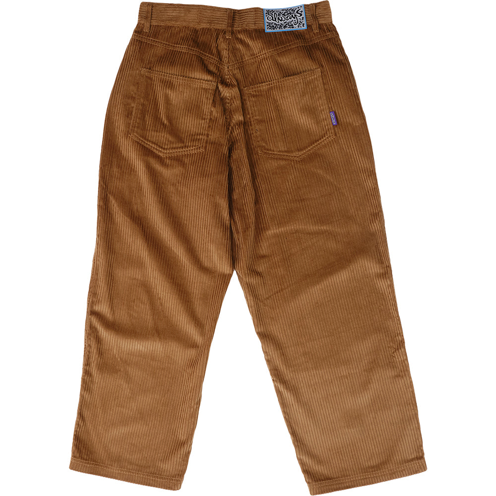 Always Do What You Should Do Relaxed Thick Corduroy Pants Brown