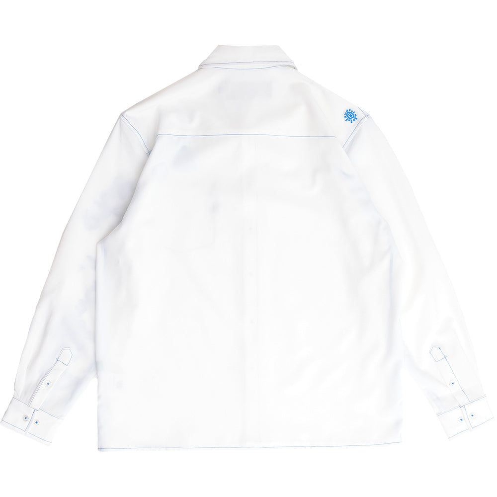 Always Do What You Should Do Handstyle Longsleeve Shirt White