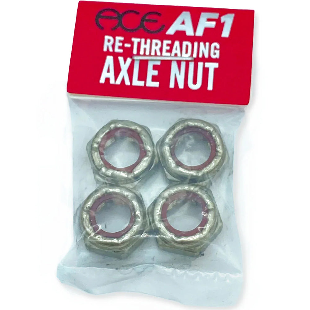 Ace Re-Threading Skateboard Axle Nuts (Pack of 4)