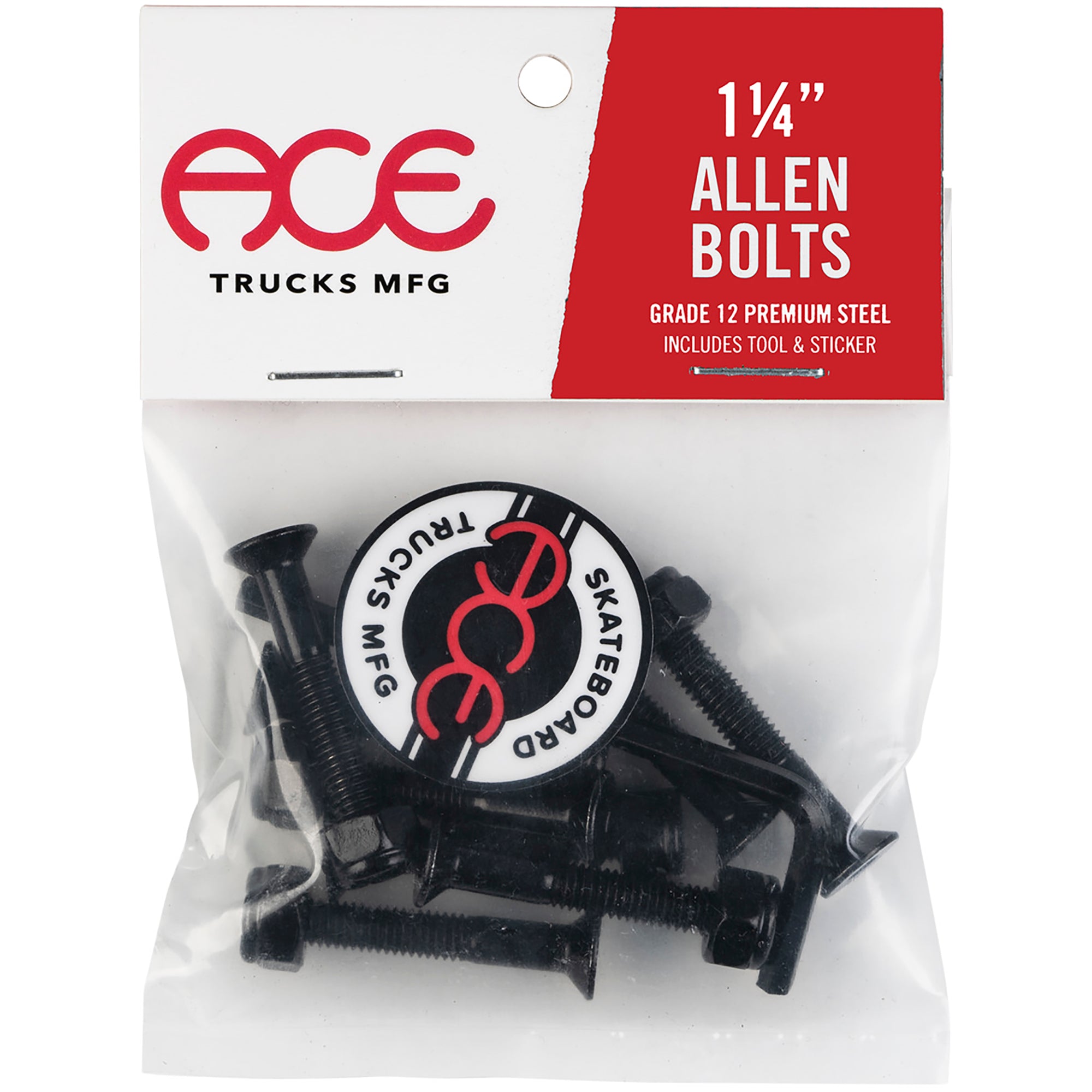 Ace Skateboard Bolts Allen 1¼"