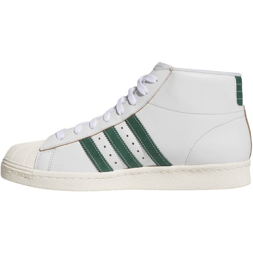 Adidas Pro Model 80 ADV Shoes Crystal White/Collegiate Green/Off White