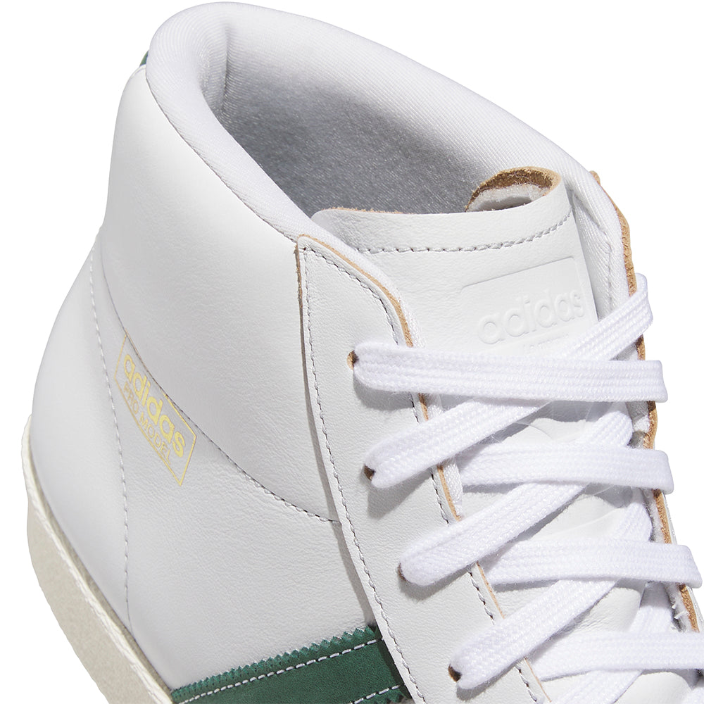 Adidas Pro Model 80 ADV Shoes Crystal White/Collegiate Green/Off White