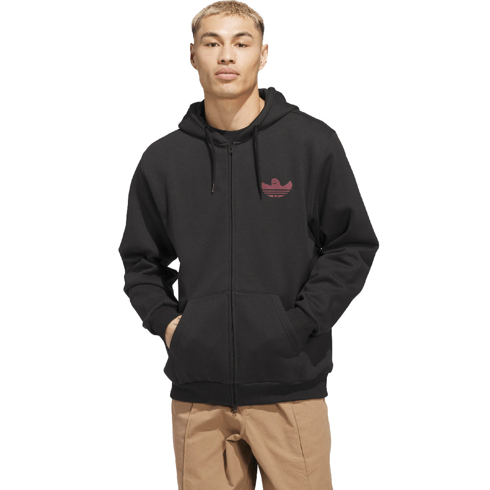 Adidas Shmangry Zip Up Graphic Hoodie Black/Shadow Red