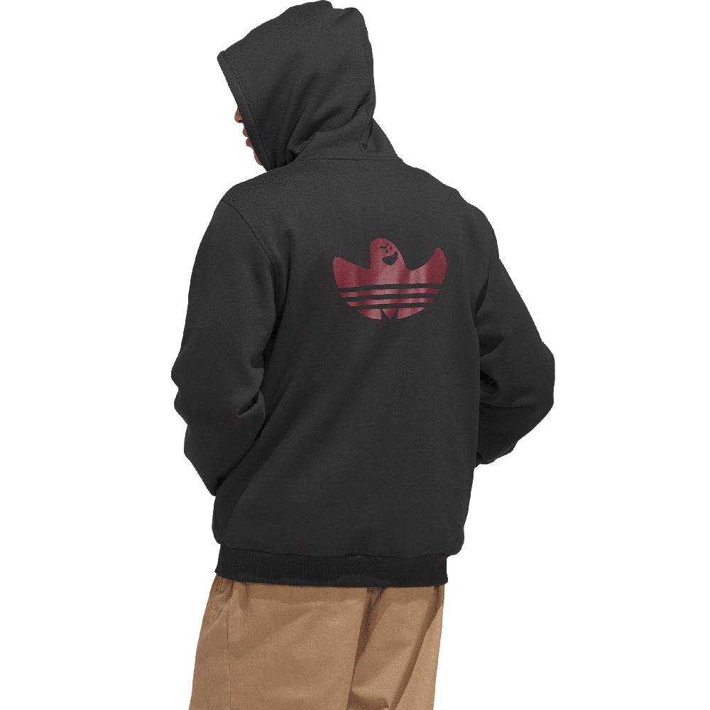 Adidas Shmangry Zip Up Graphic Hoodie Black/Shadow Red
