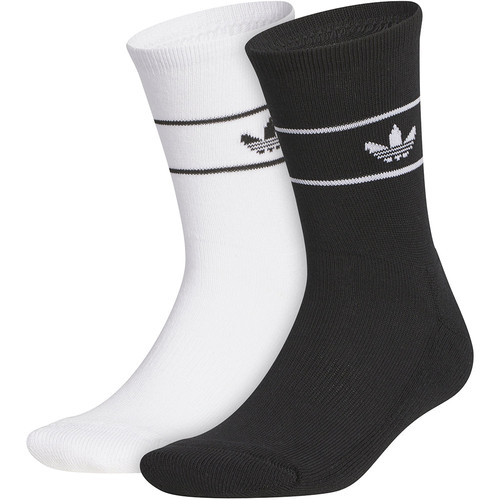 Adidas Skate Socks 2 Pack Black/White