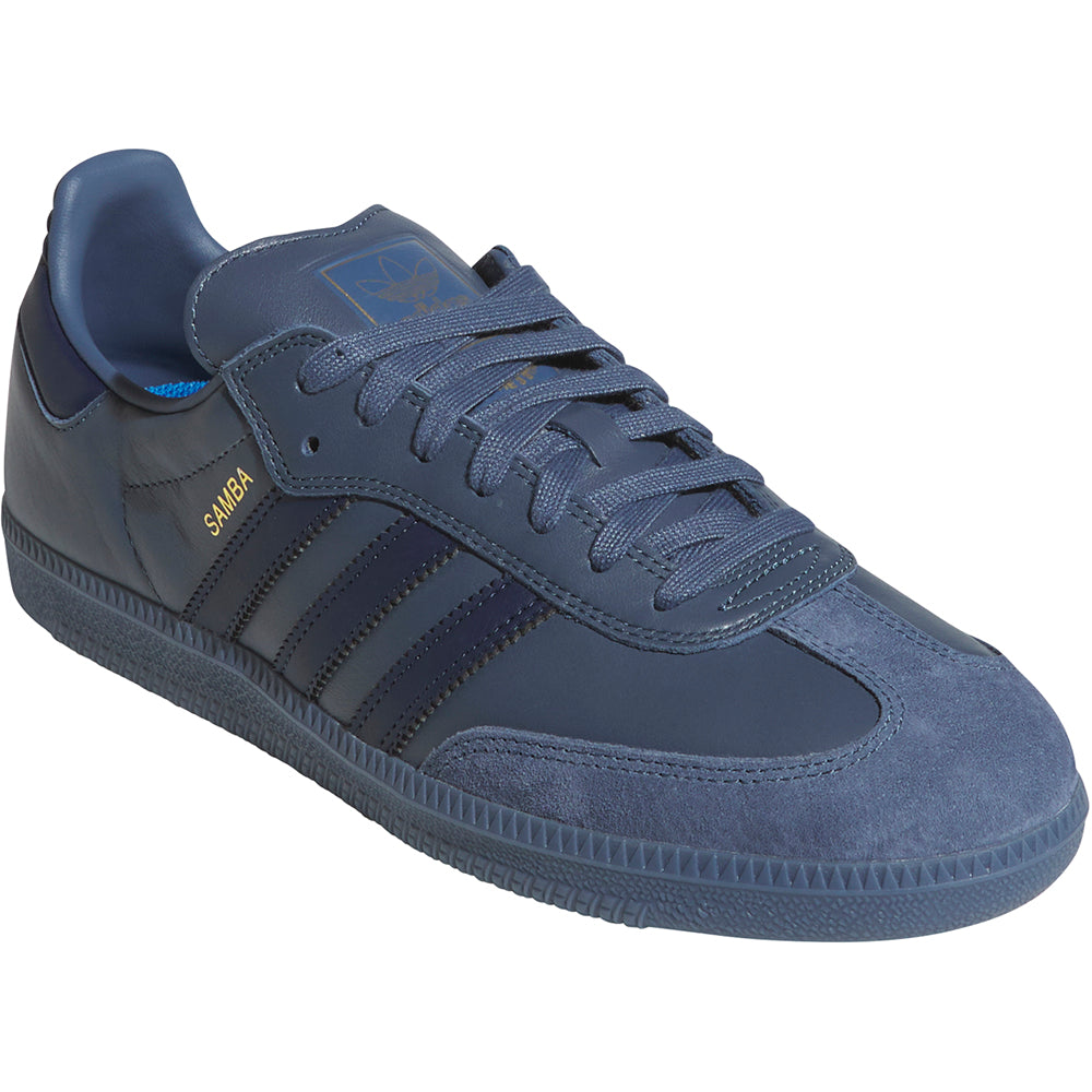 adidas Samba ADV Shoes Preloved Ink/Preloved Ink/Gold Metallic