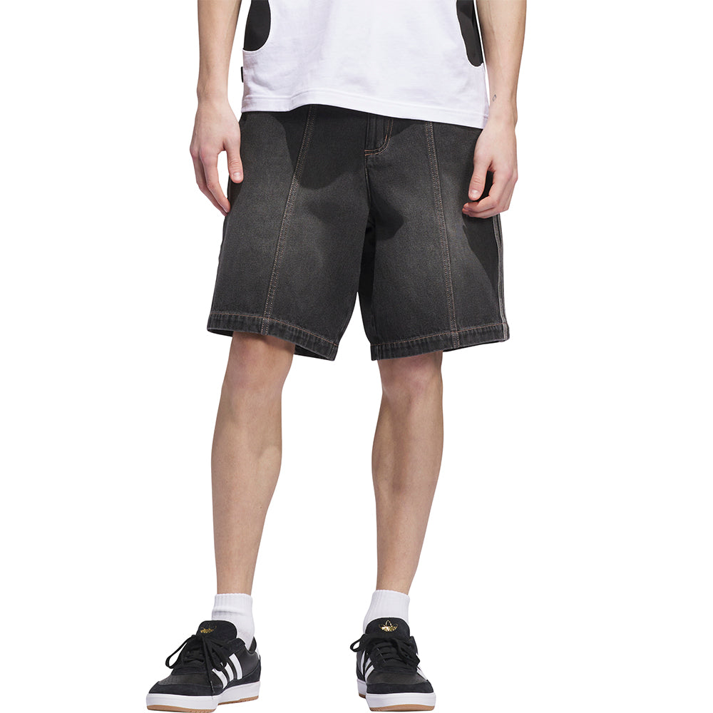 Adidas Tyshawn Denim Shorts Black