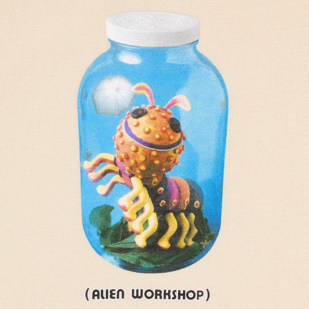 Alien Workshop Hill Mache Bug Jar Premium Tee Worn White