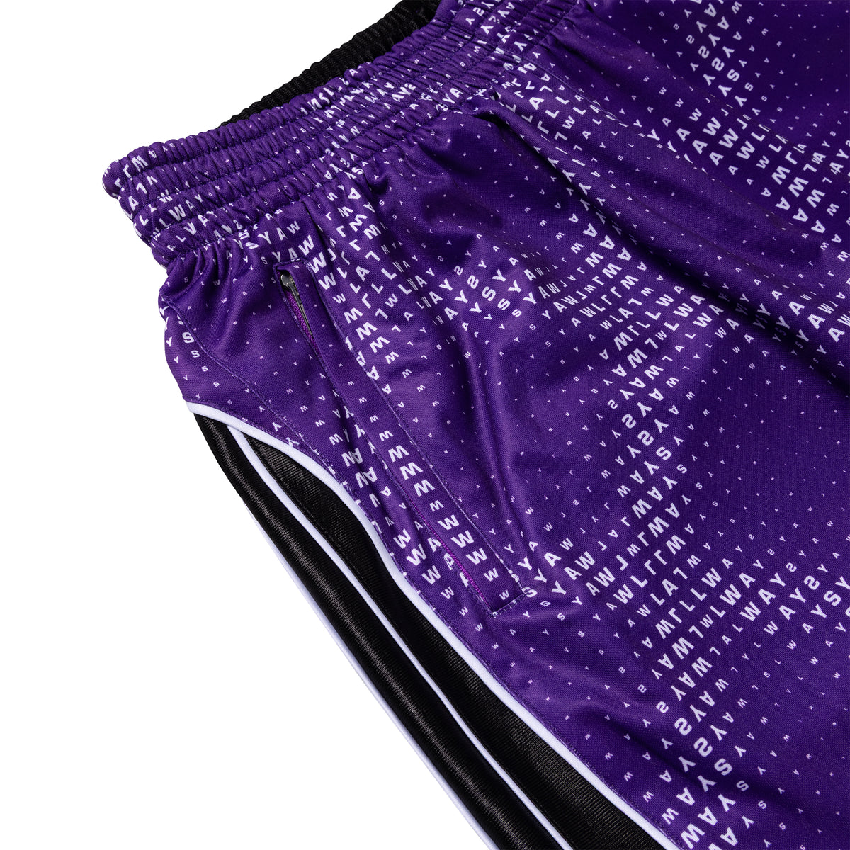 Always Do What You Should Do Cross Plaid Shorts Purple/Black