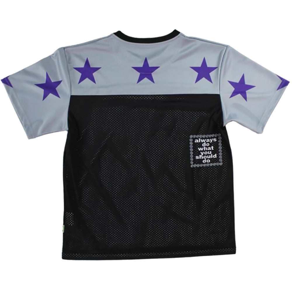 Always Do What You Should Do Micro Mesh Star Football Jersey Grey/Purple