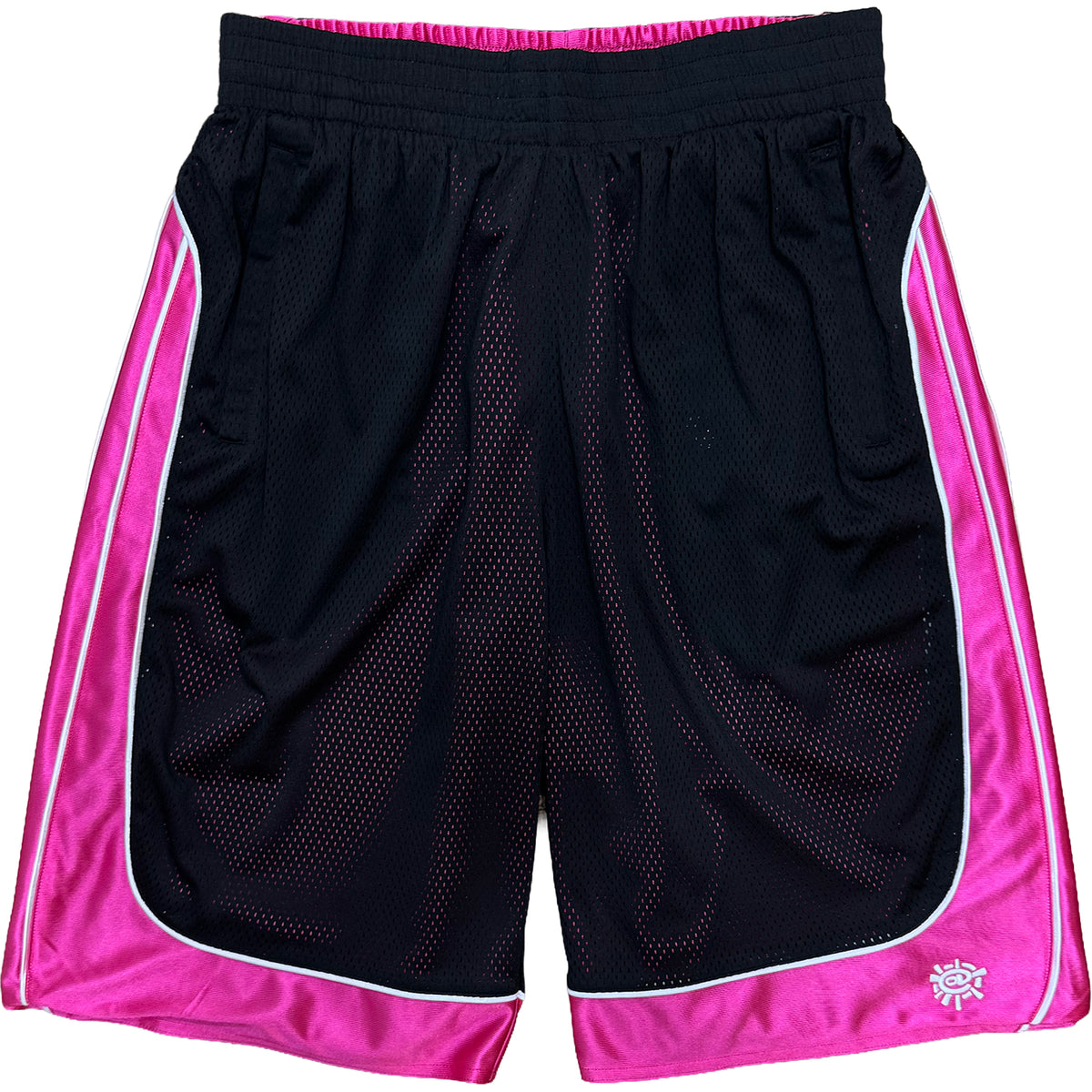 Always Do What You Should Do Reversible Court Shorts Black/Fuchsia