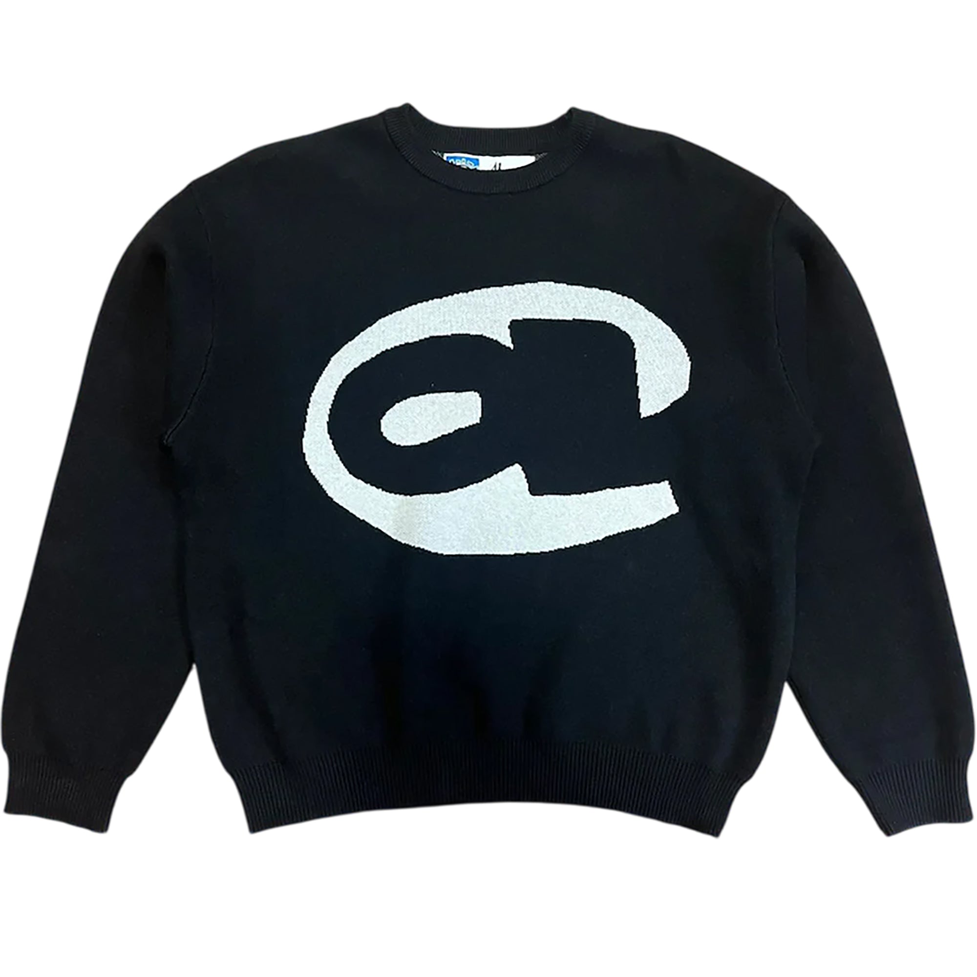 Always Do What You Should Do Ball Knitted Jumper Black