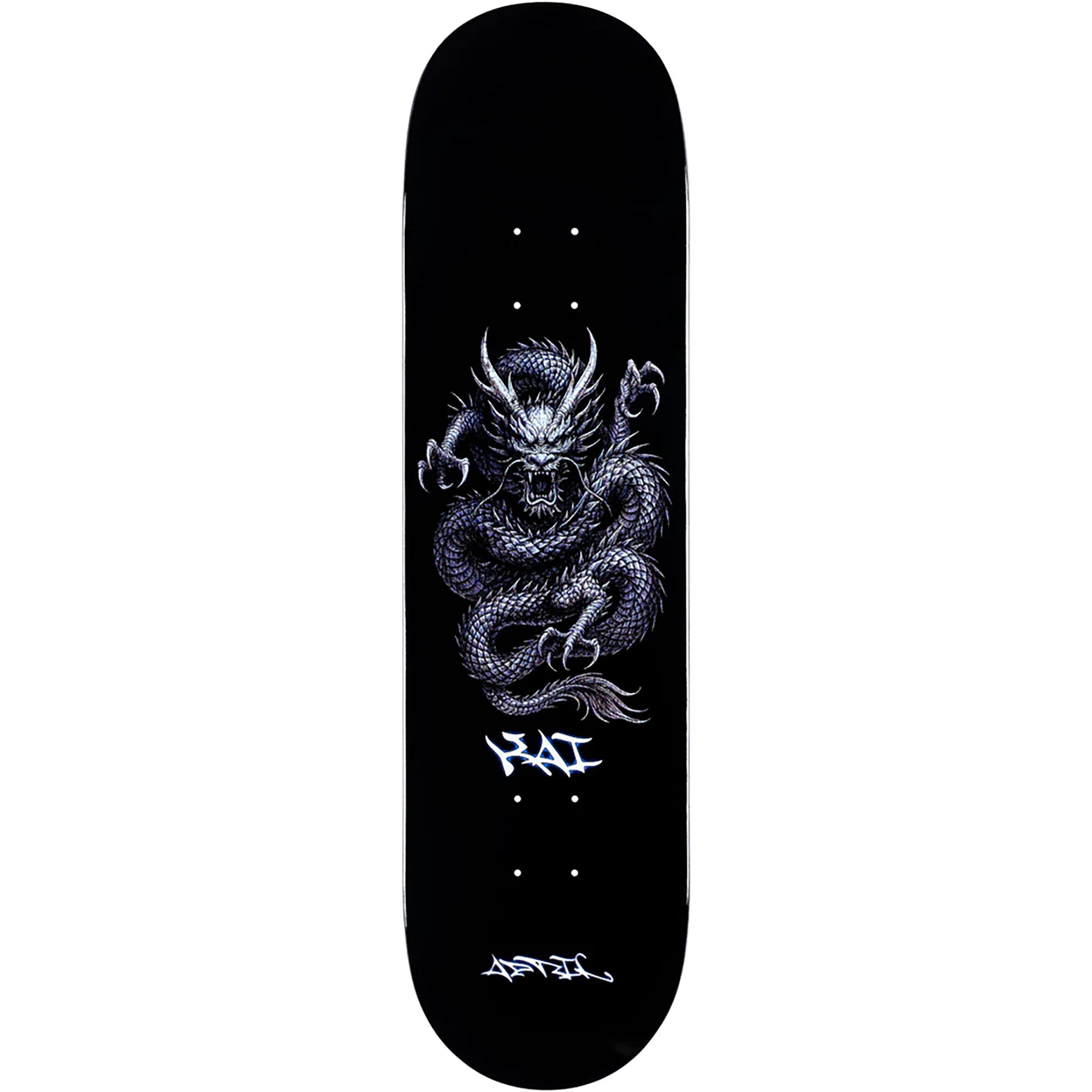 April Kai Kishi Fantasy Black Dip Skateboard Deck 8.25"