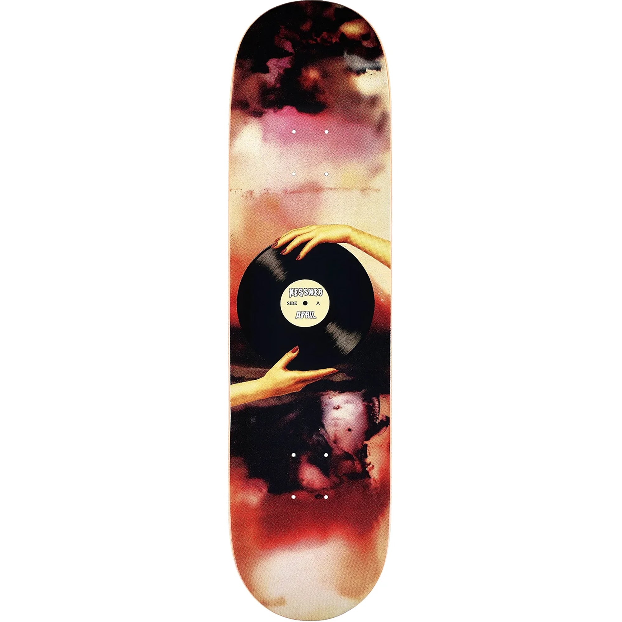 April Ronnie Kessner Record Skateboard Deck 8.25"