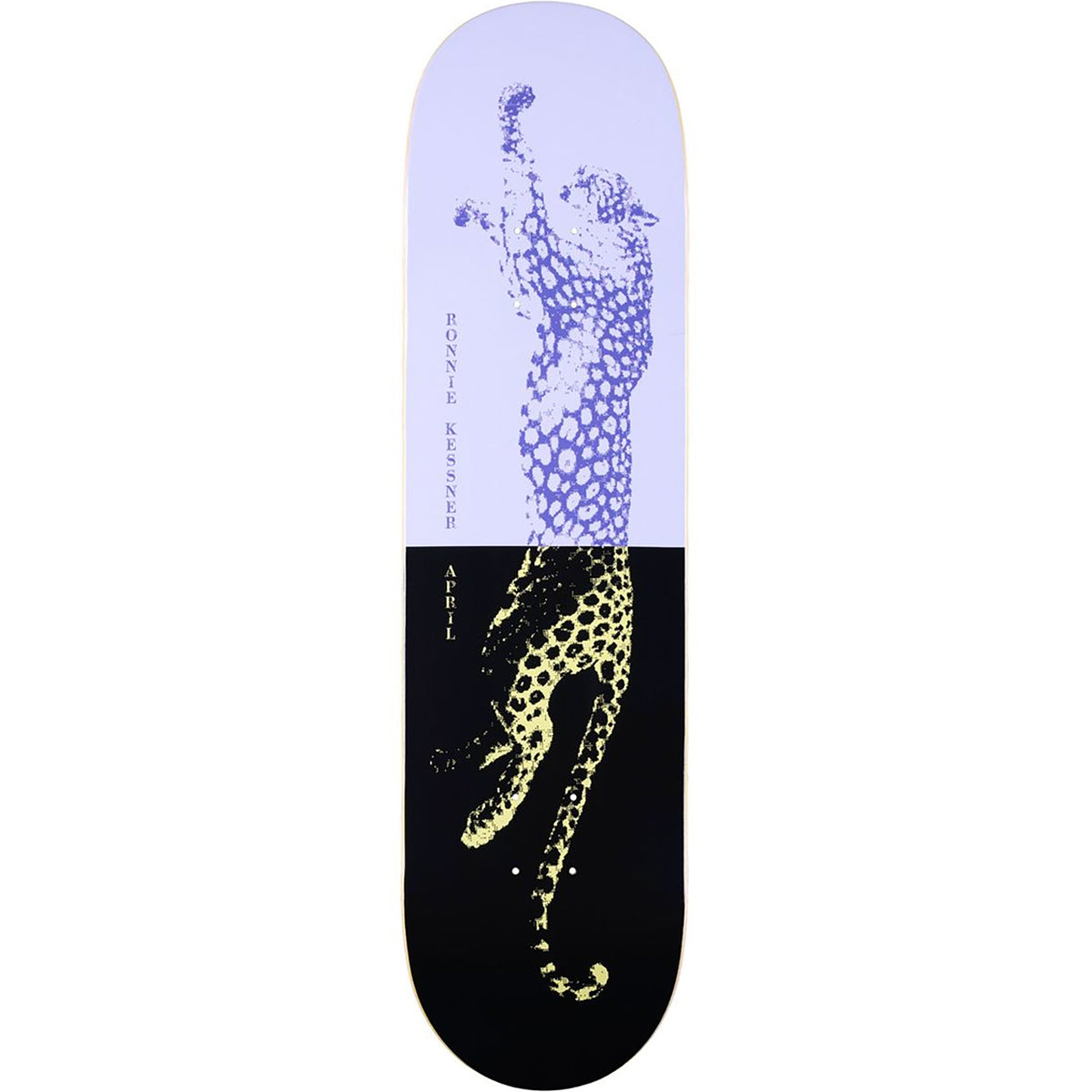 April Ronnie Kessner Two Tone Skateboard Deck 8.5"