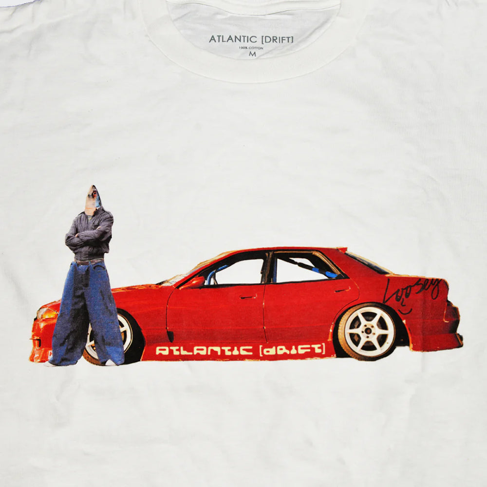 Atlantic Drift x Loosey Hotrods T-Shirt White