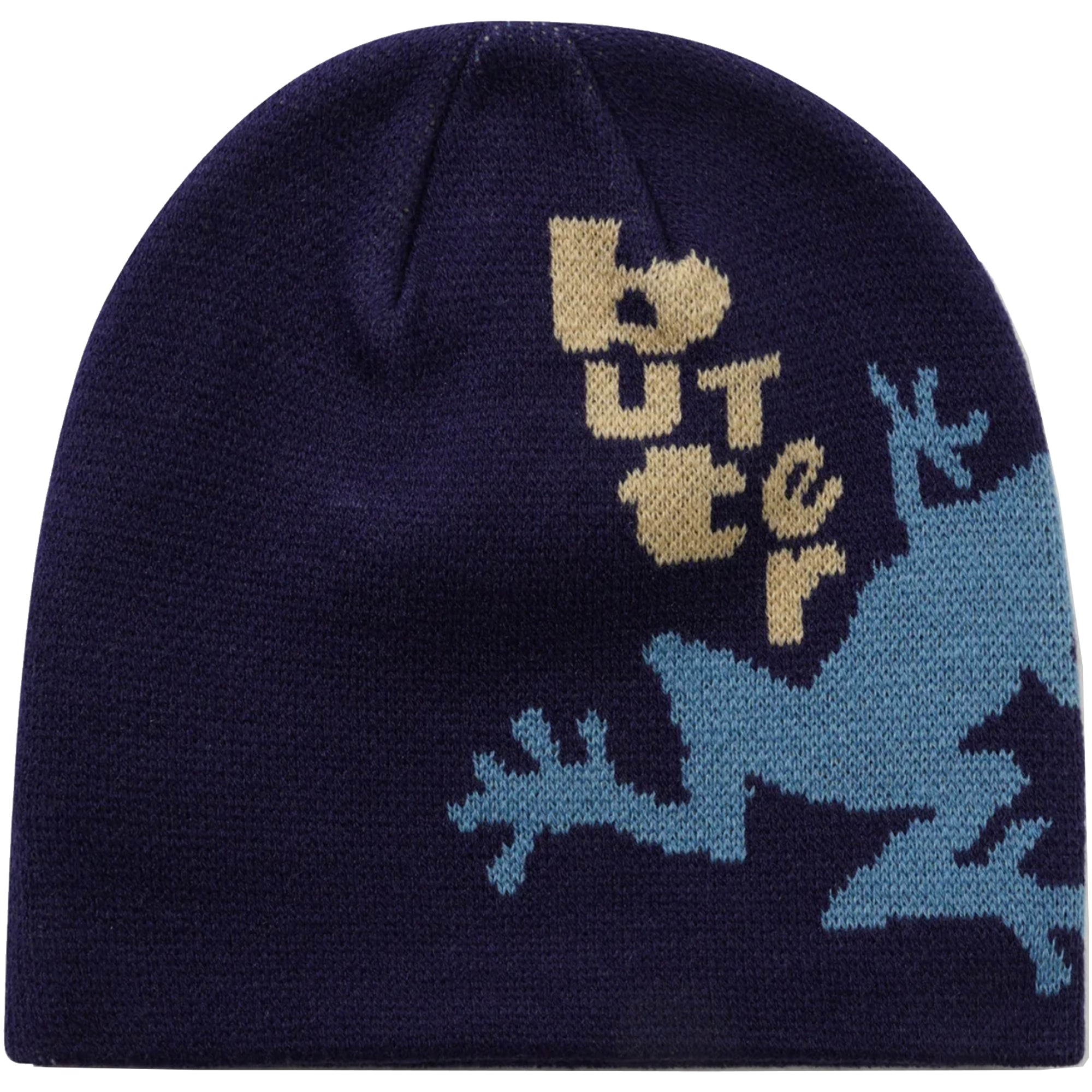 Butter Goods Croaker Skully Beanie Navy