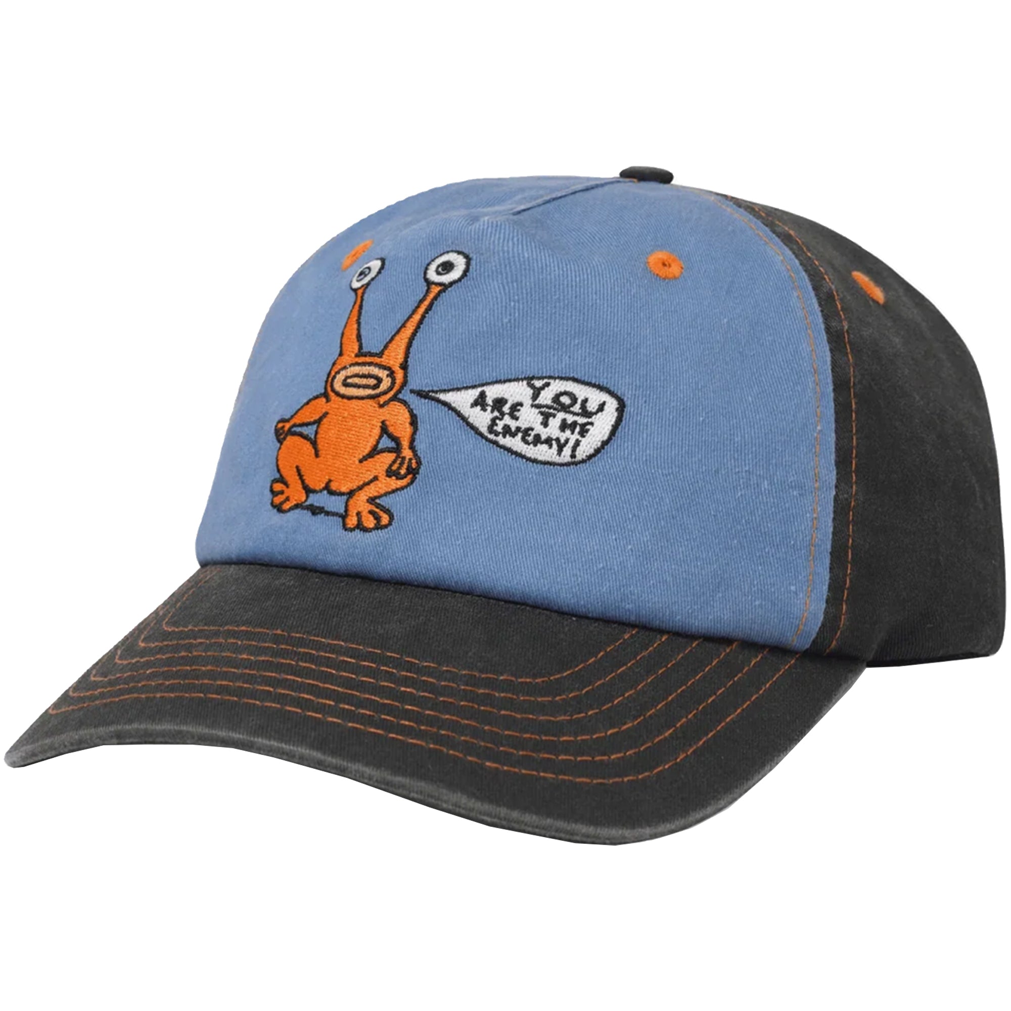 Butter Goods x Daniel Johnston Enemy 5 Panel Cap Black/Slate