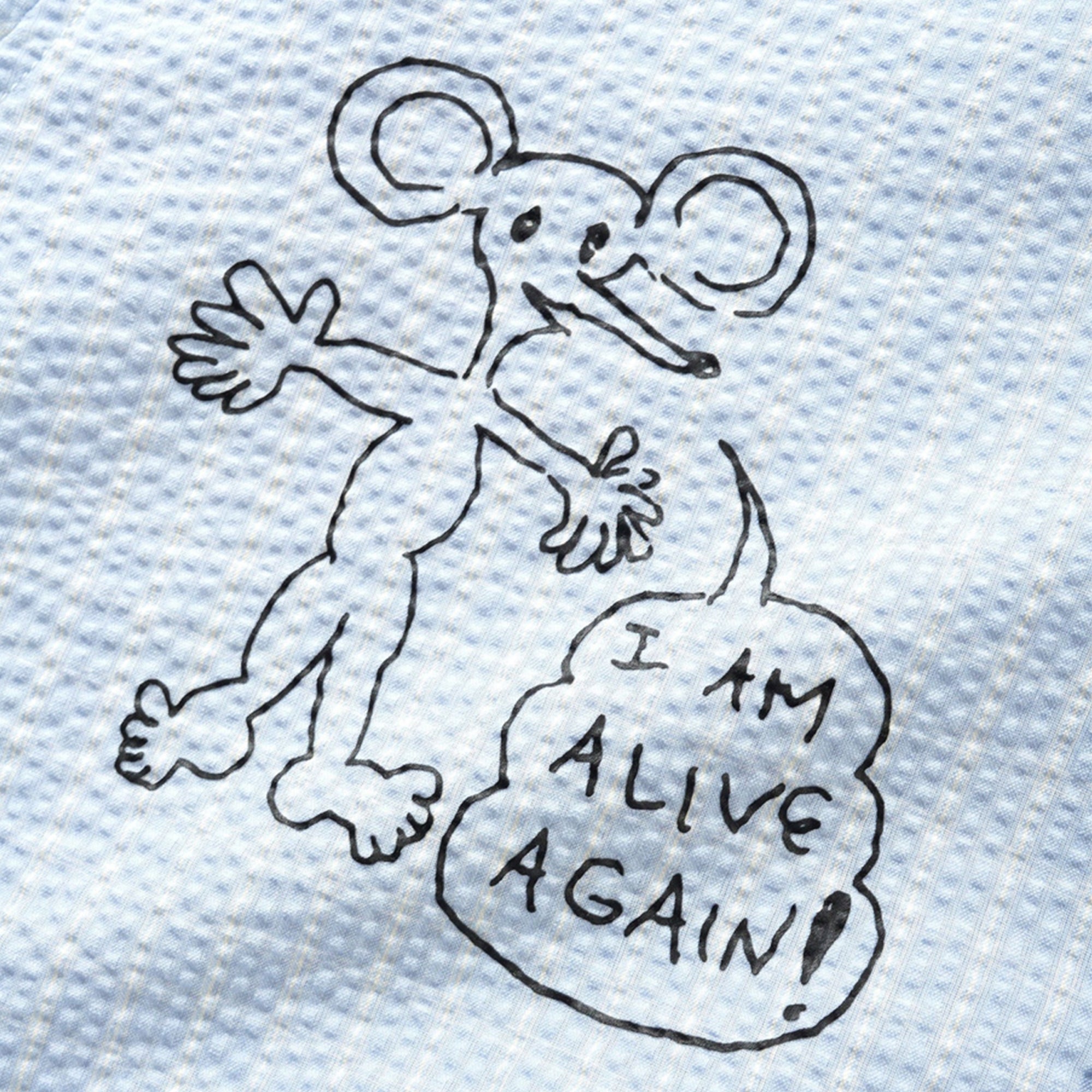 Butter Goods x Daniel Johnston Alive Again Shirt Light Blue