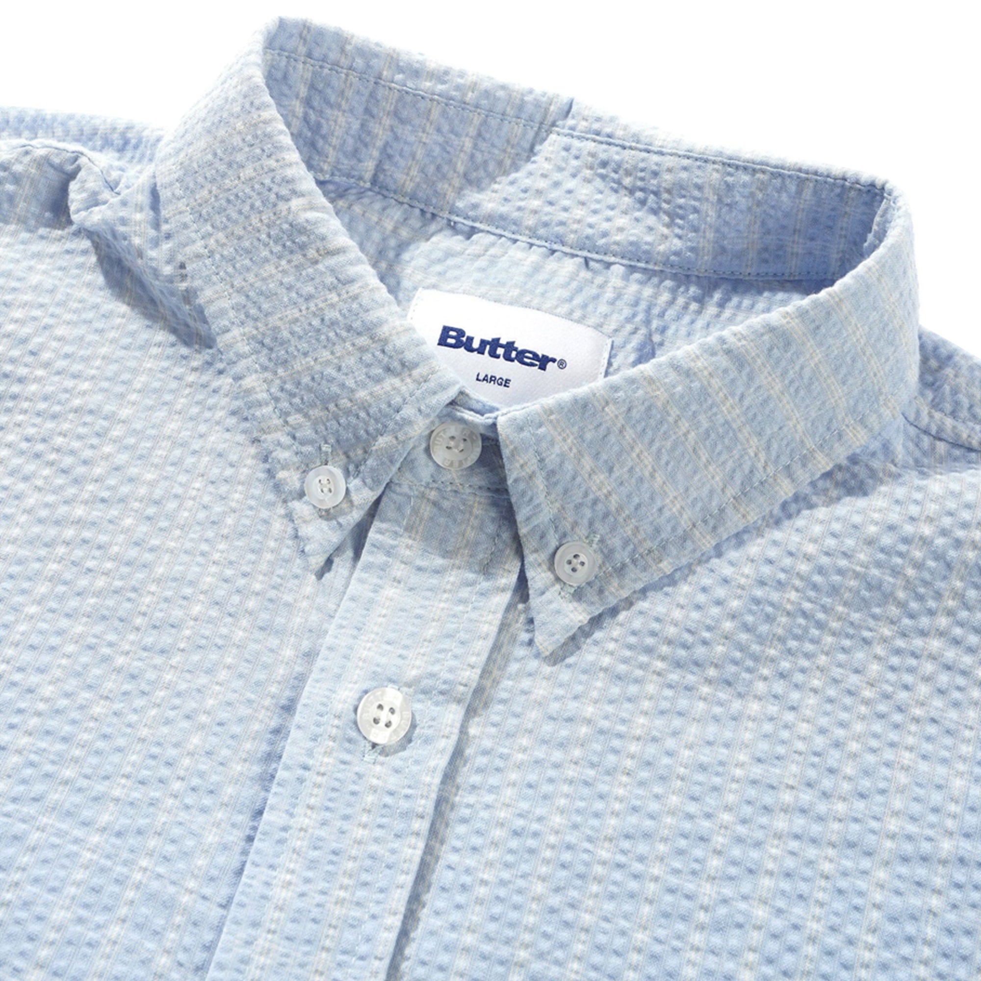Butter Goods x Daniel Johnston Alive Again Shirt Light Blue