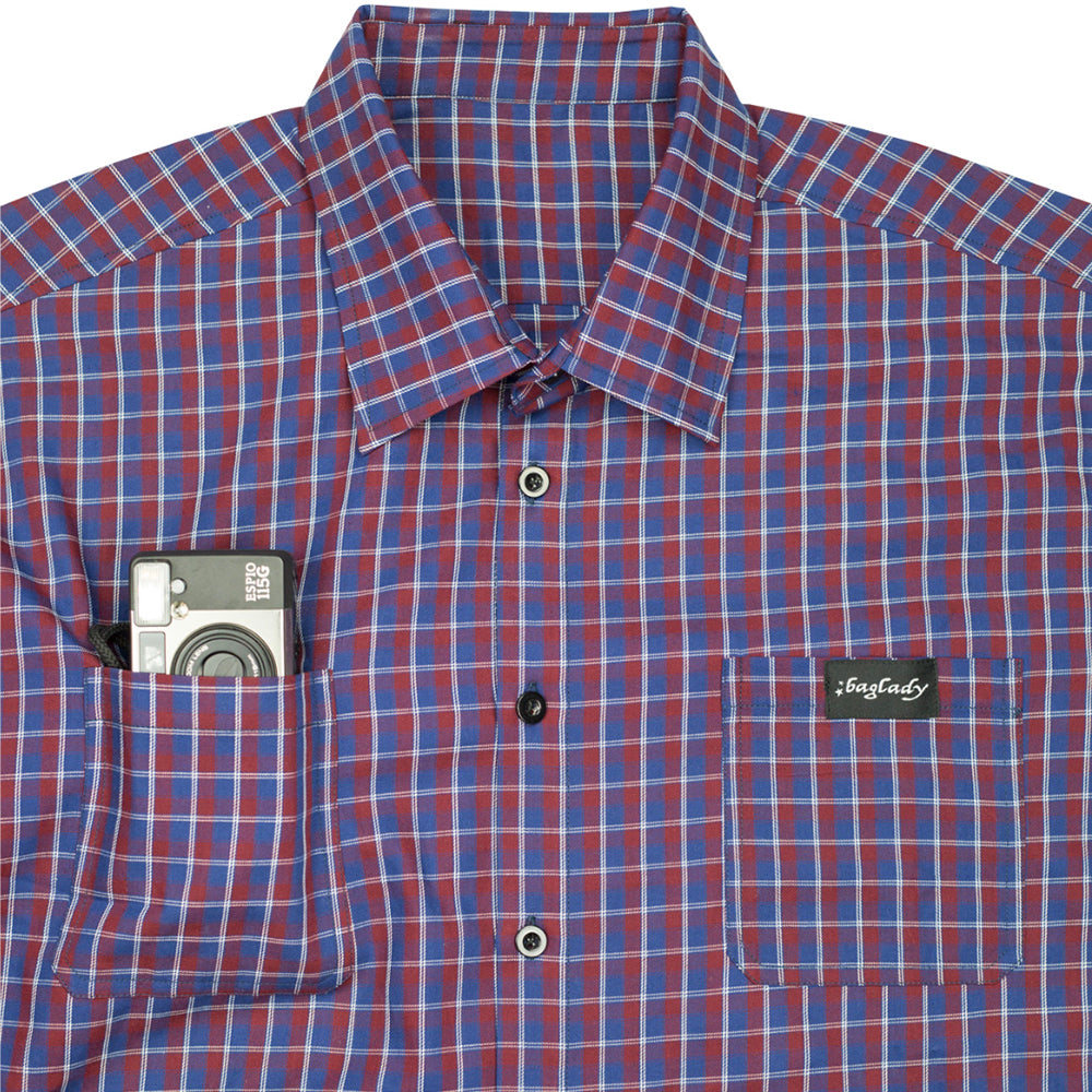 Baglady Plaid Shirt Red