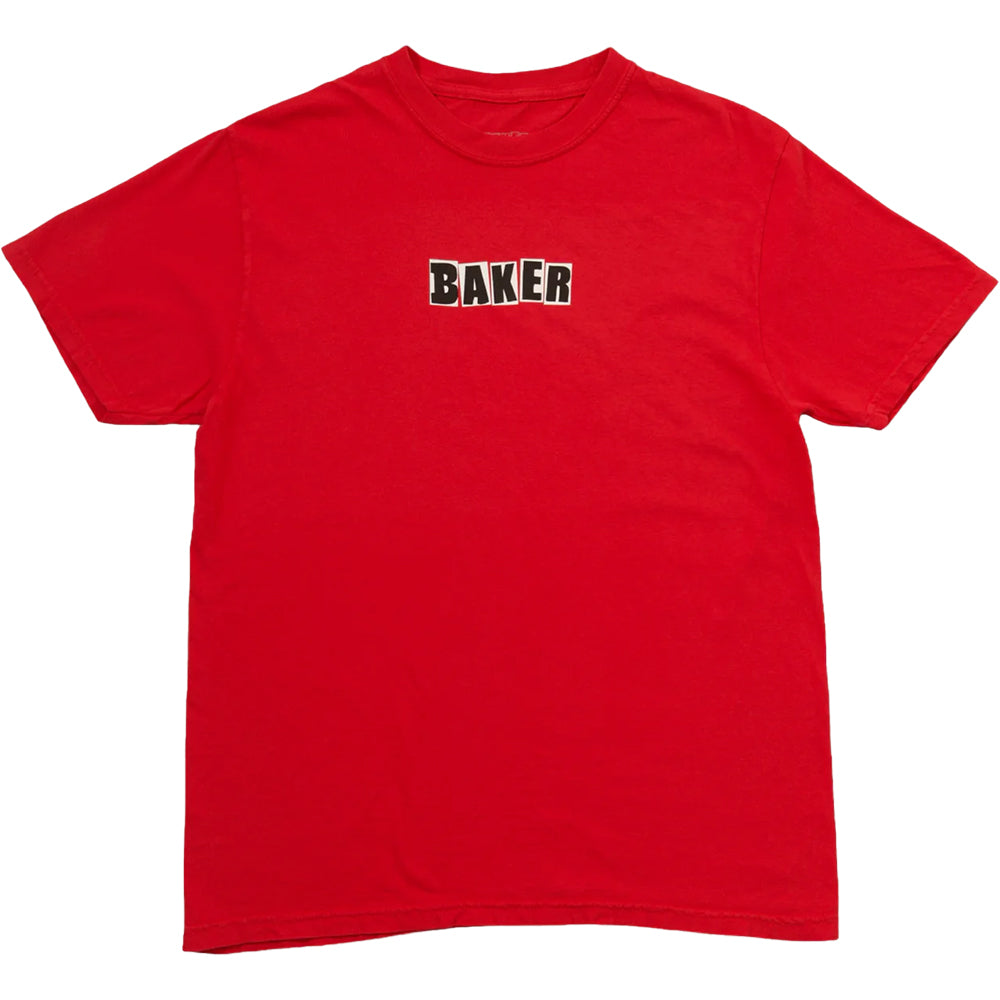 Baker Brand Logo Tee Red Wash
