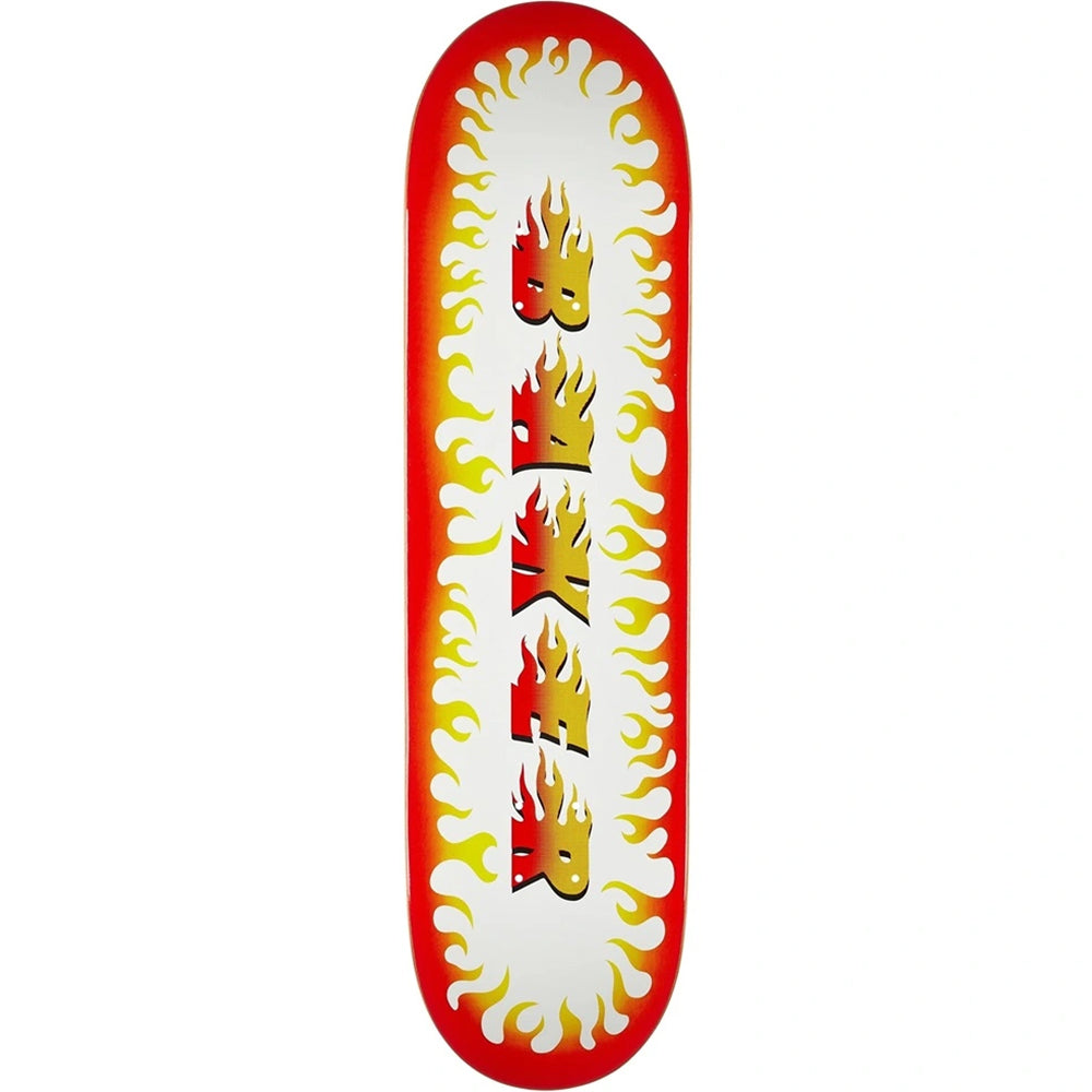 Baker Casper Brooker Flama Blanca Skateboard Deck 8.25"