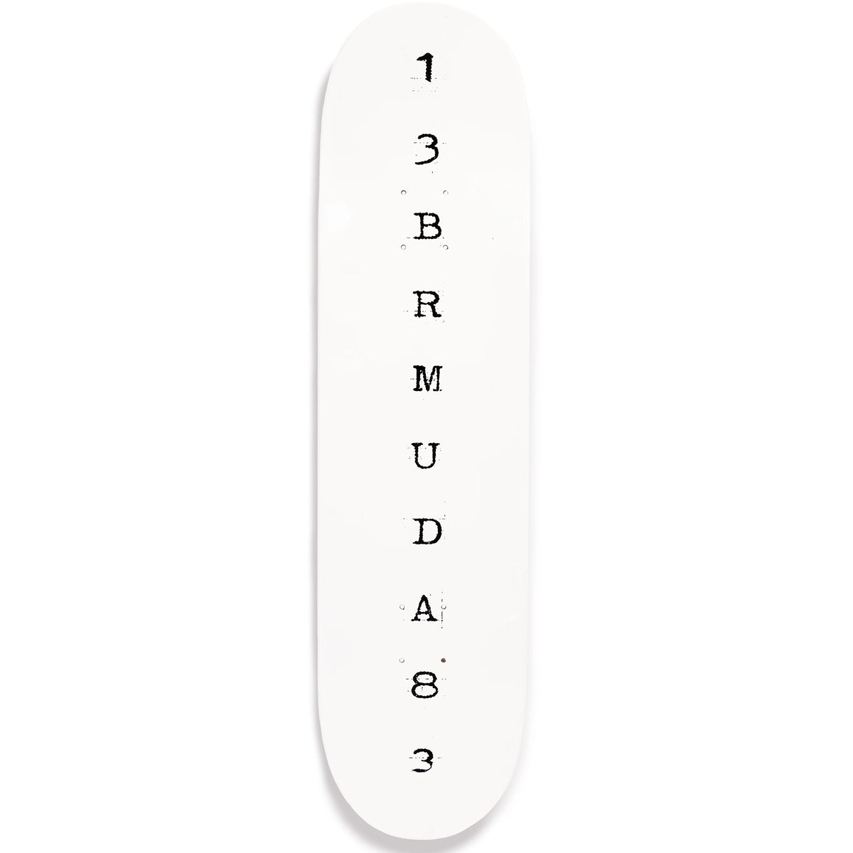 Bermuda MCCCLXXXIII Galasso Skateboard Deck 8.25"