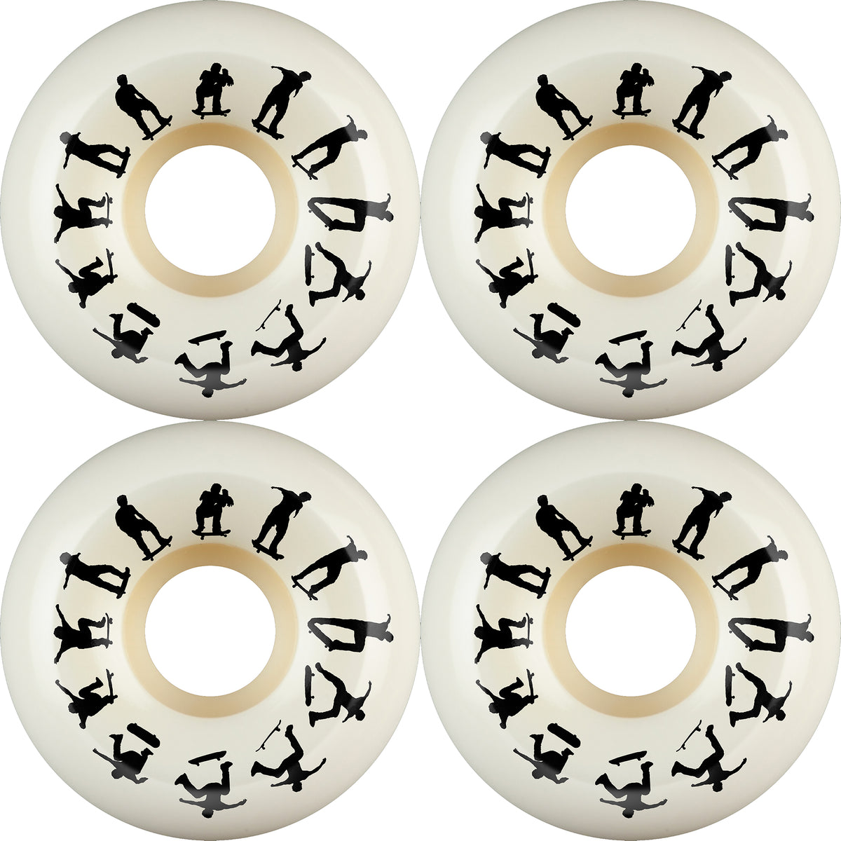 Bones Paul Rodriguez P-Rod SW Heel X-Formula V5 Sidecut X95 Skateboard Wheels 53mm