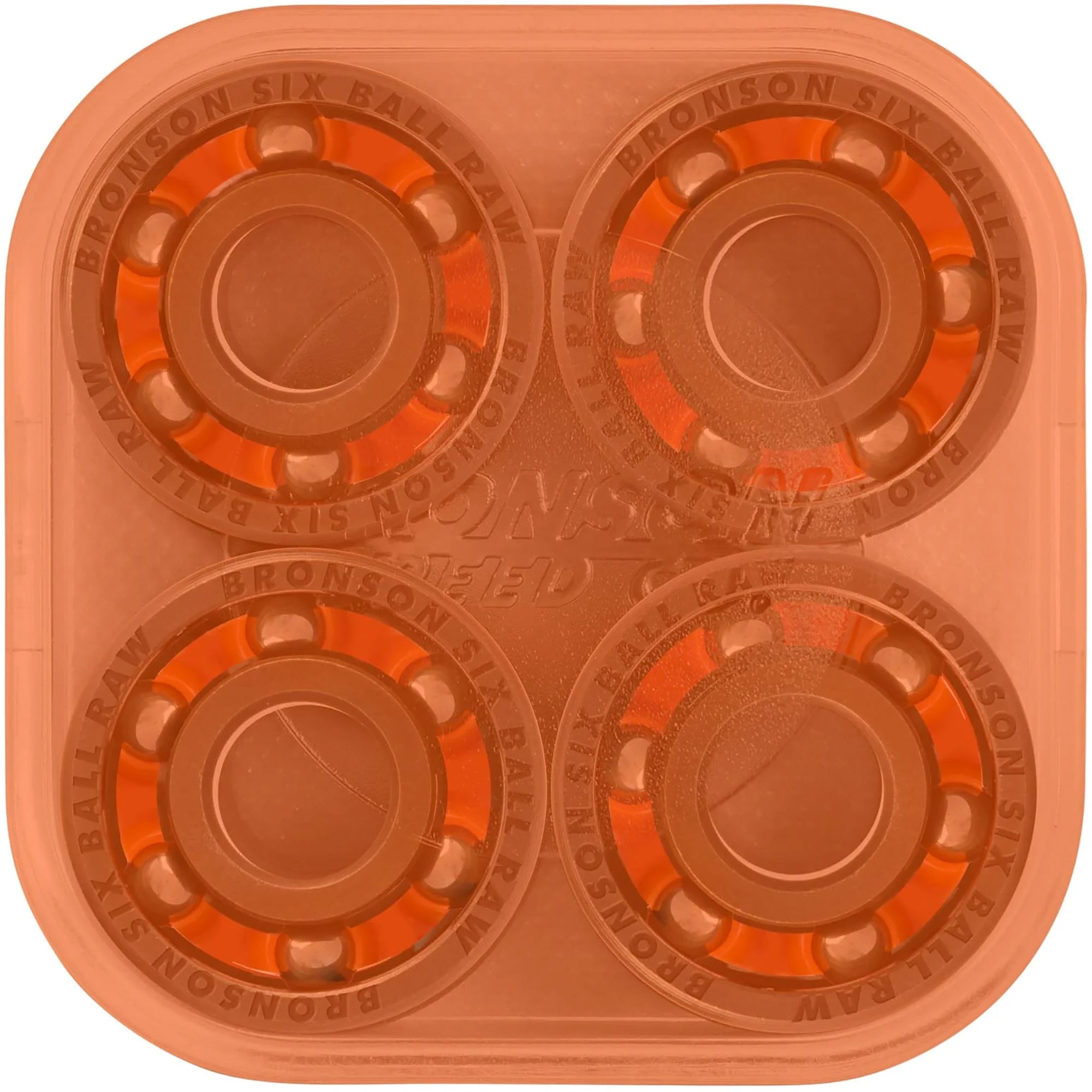 Bronson Speed Co Six Ball Raw Skateboard Bearings