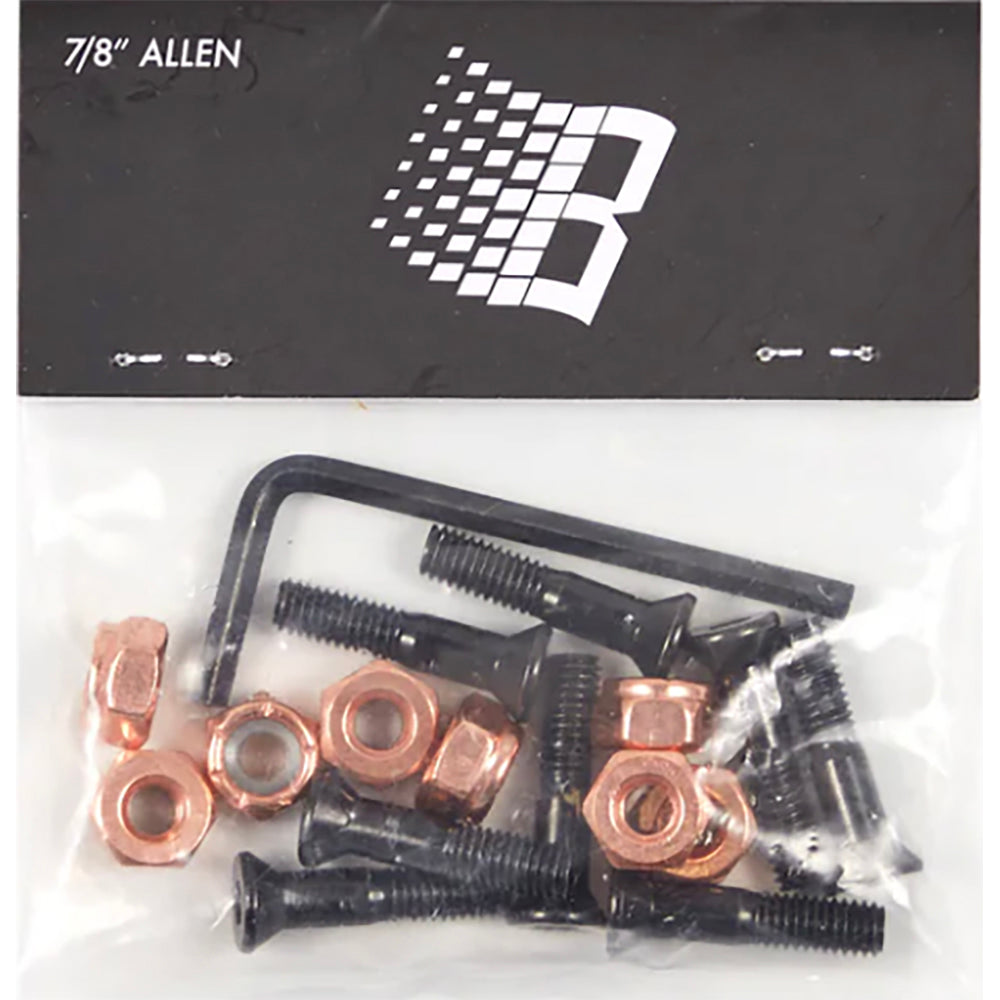 Bronze 56K Jet Black Skateboard Hardware Allen ⅞"