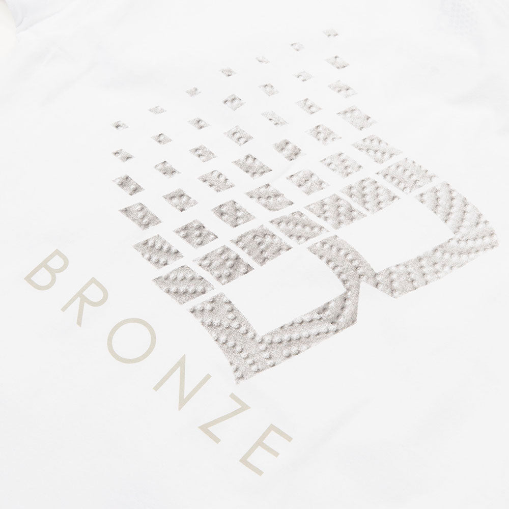 Bronze 56K Towel B Logo Tee White