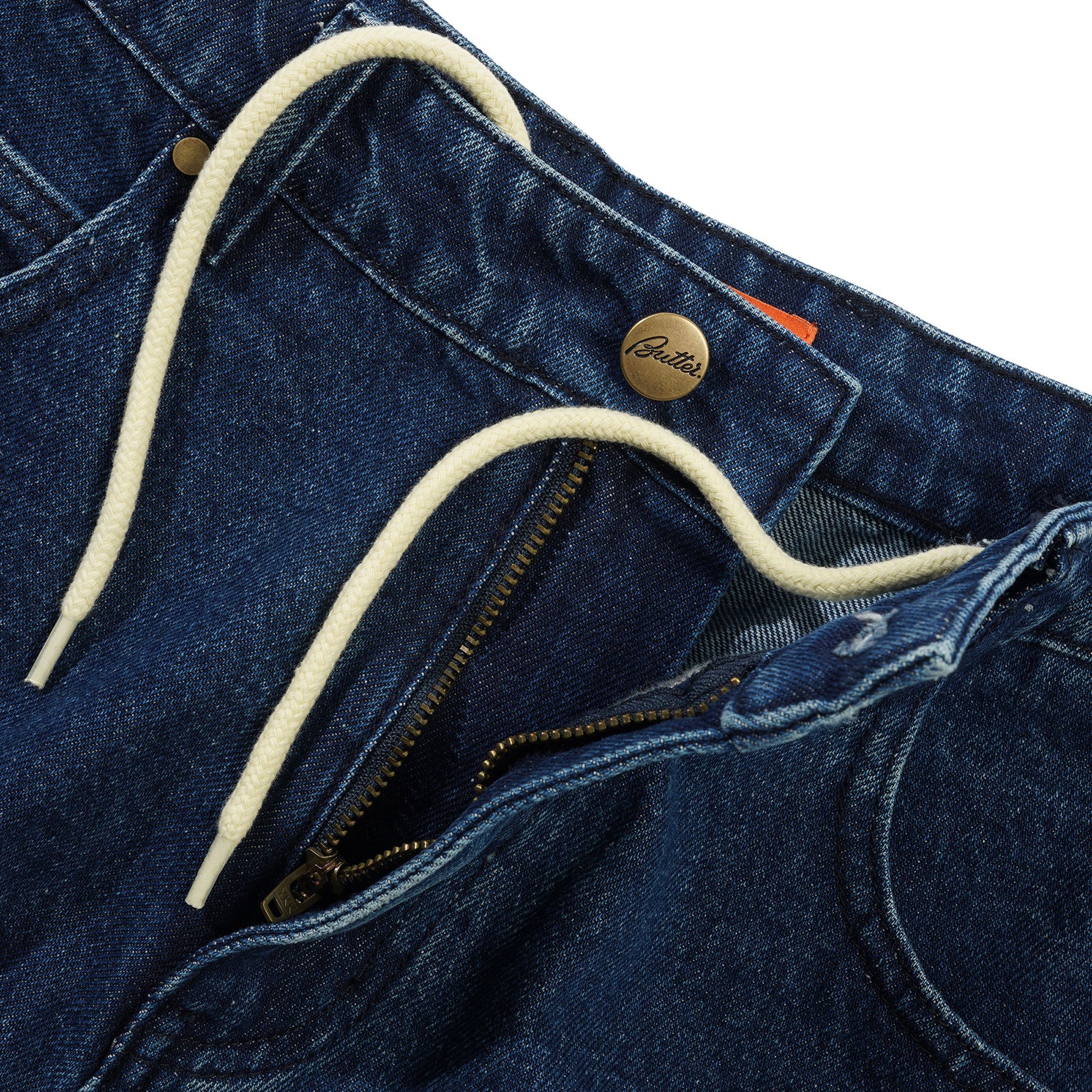 Butter Goods Baggy Denim Jeans Dark Blue