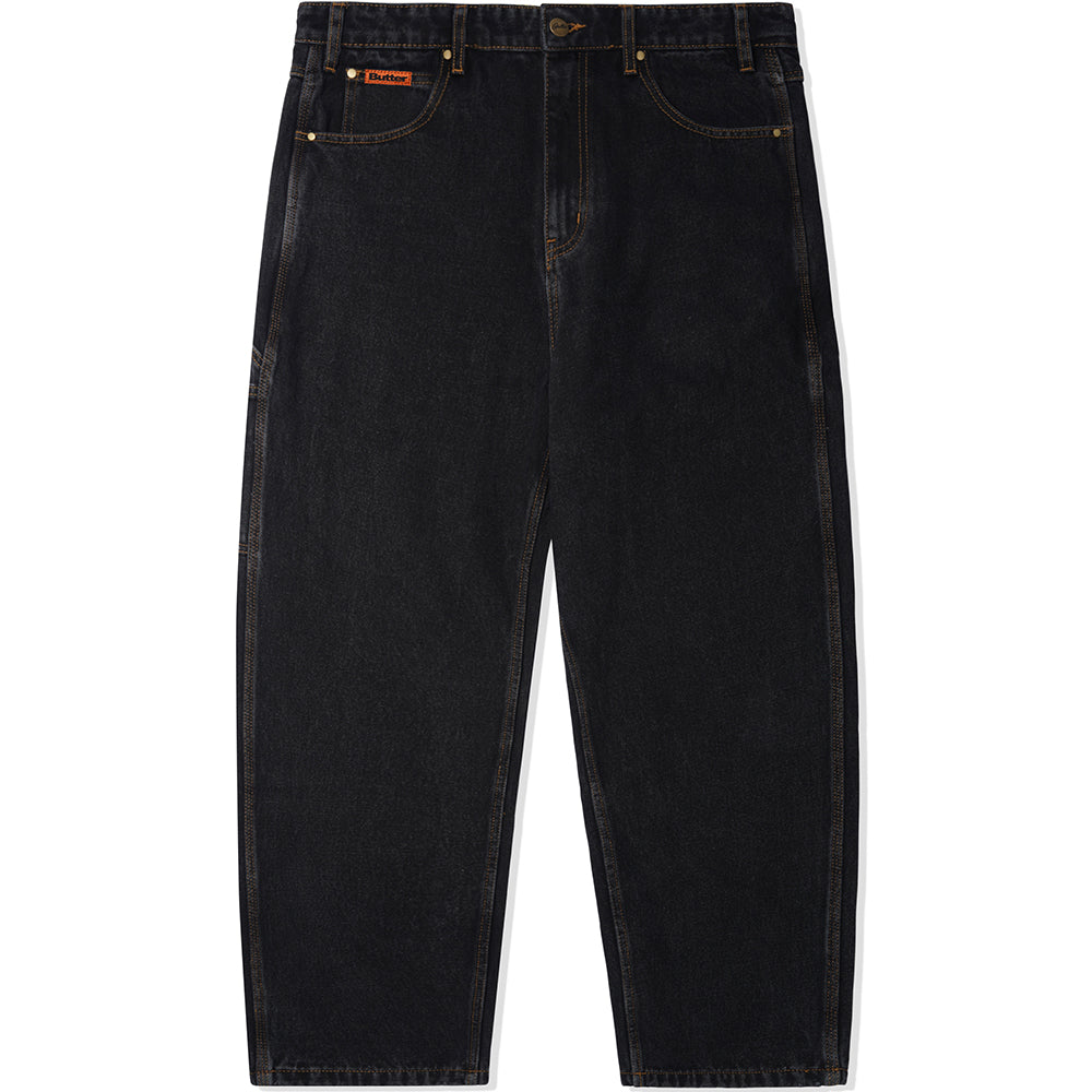 Butter Goods Baggy Denim Jeans Washed Black