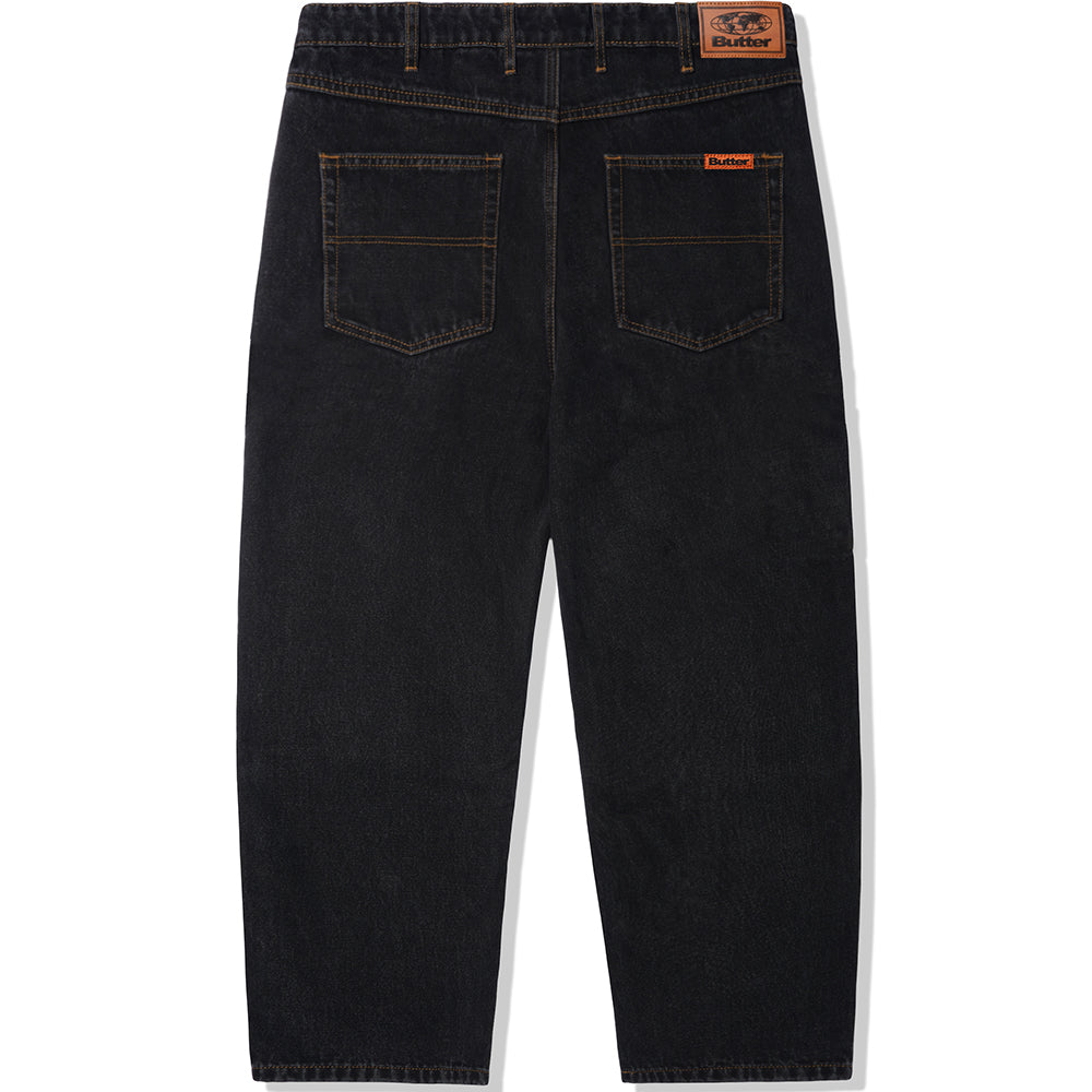 Butter Goods Baggy Denim Jeans Washed Black