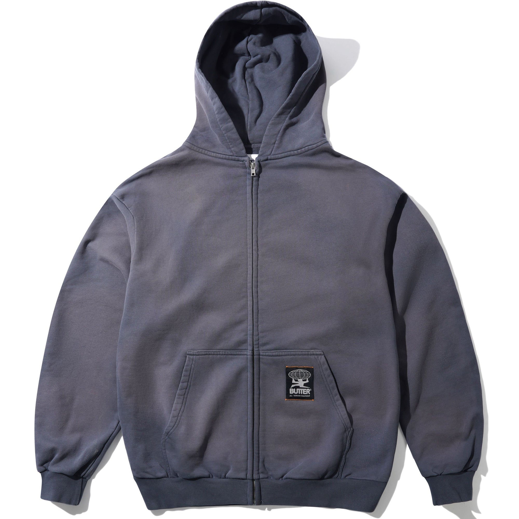 Butter Goods Garage Zip-Thru Hood Faded Navy