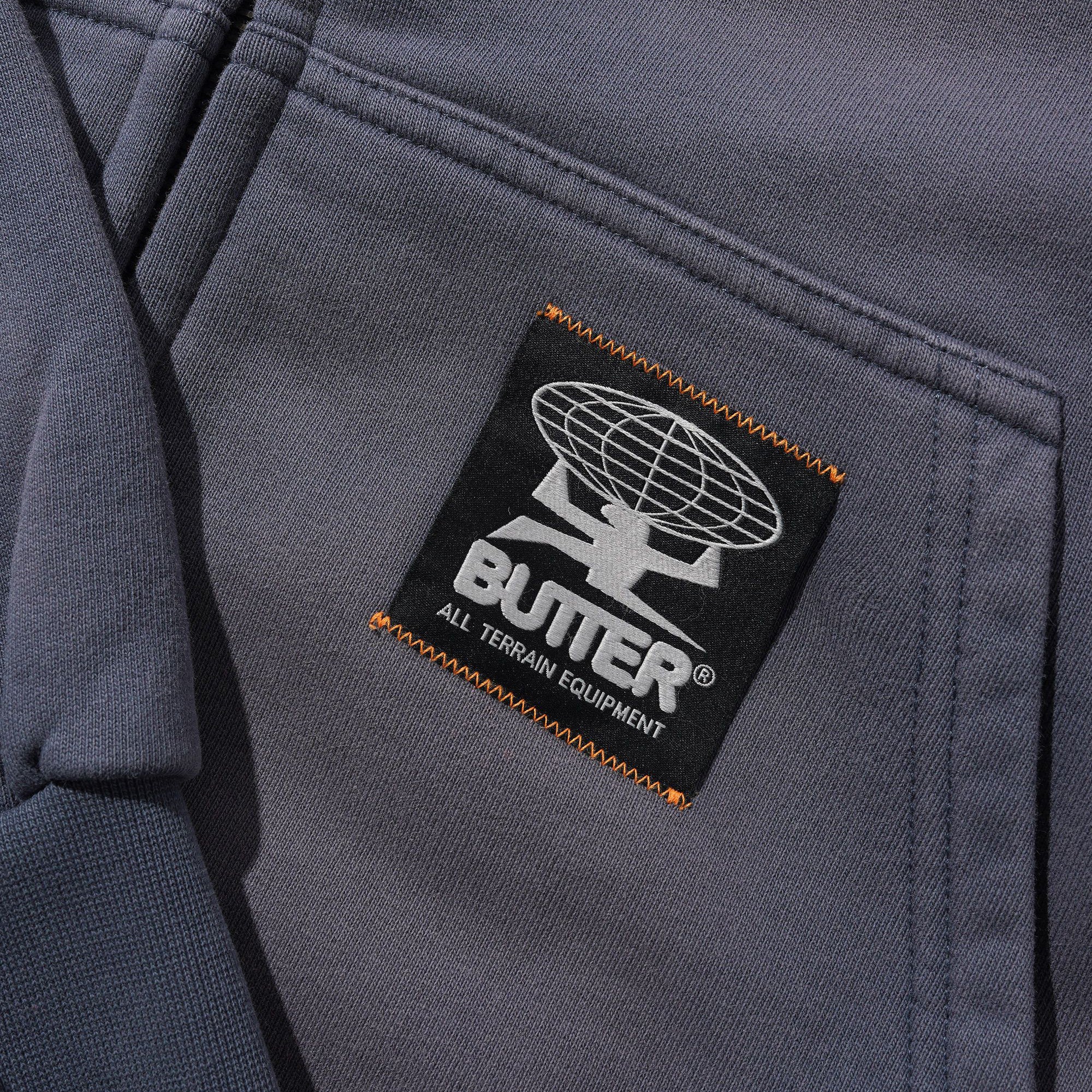 Butter Goods Garage Zip-Thru Hood Faded Navy