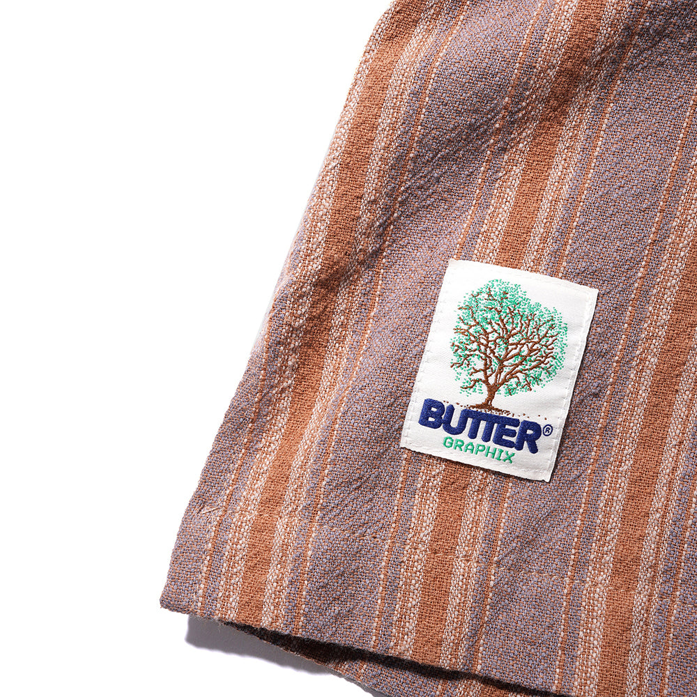 Butter Goods Terrace Short Sleeve Shirt Terracotta/Steel
