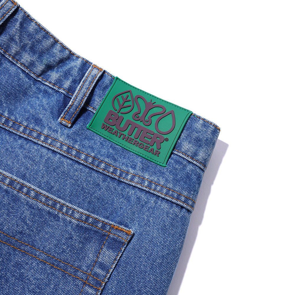 Butter Goods Weathergear Denim Pants Washed Indigo