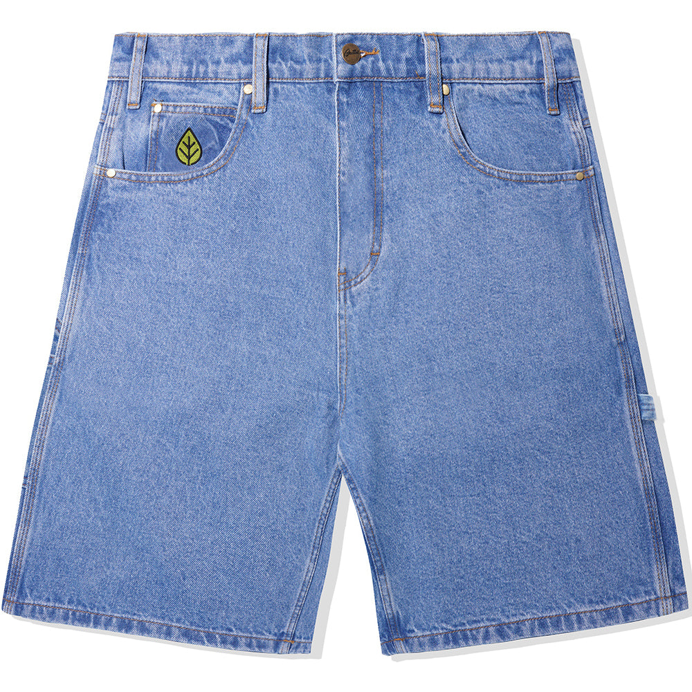 Butter Goods Weathergear Heavy Weight Denim Shorts Washed Indigo